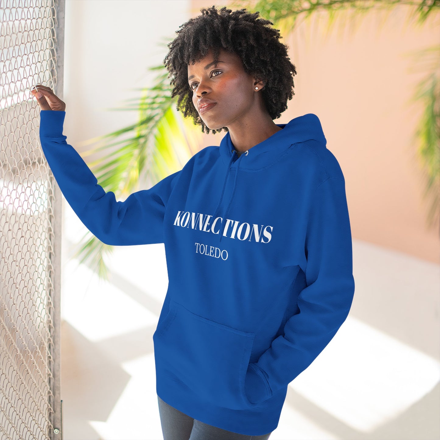 Konnections Toledo Hoodie — Minimal Logo Fleece Pullover
