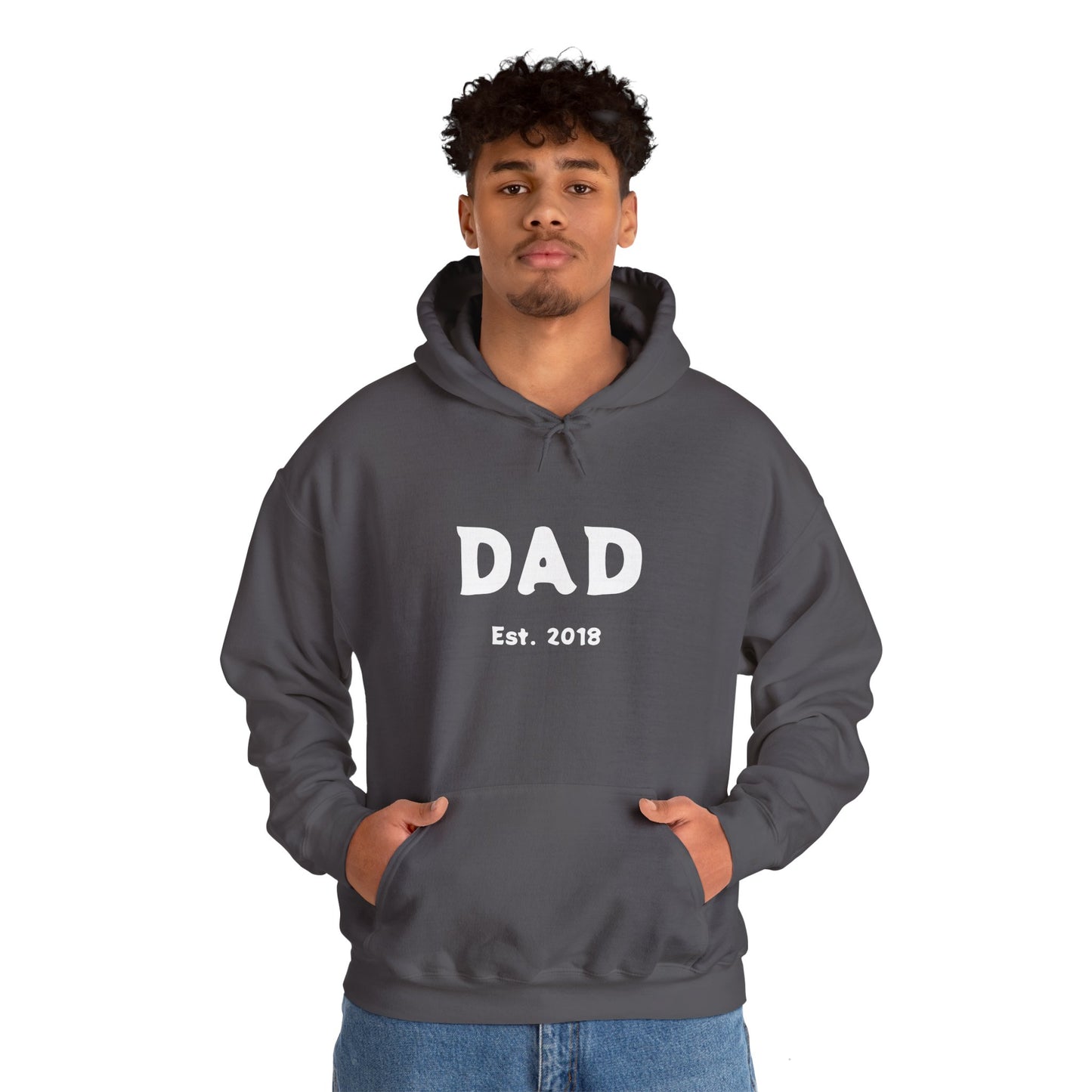 DAD Established 2018 Unisex Heavy Blend™ Hooded Sweatshirt Established 2018