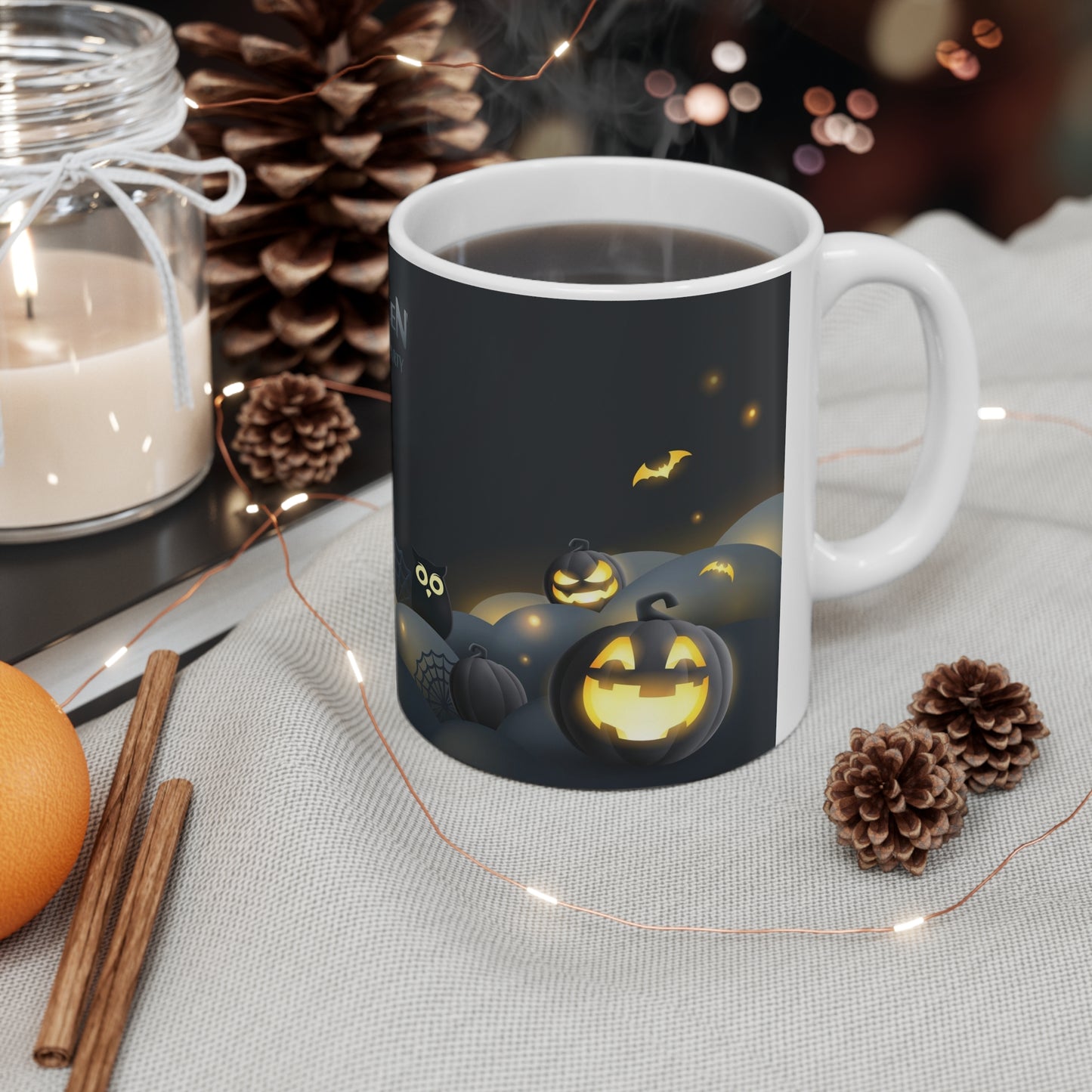 Halloween Trick or Treat Party Ceramic Mug 11oz