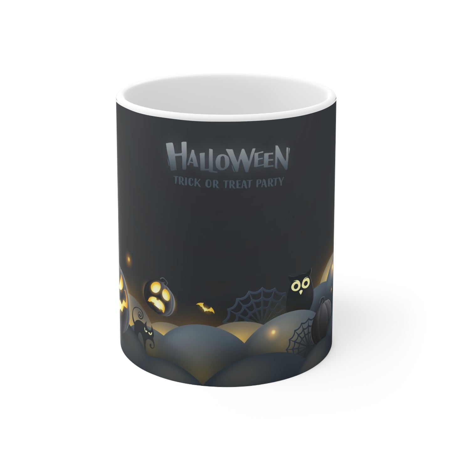 Halloween Trick or Treat Party Ceramic Mug 11oz