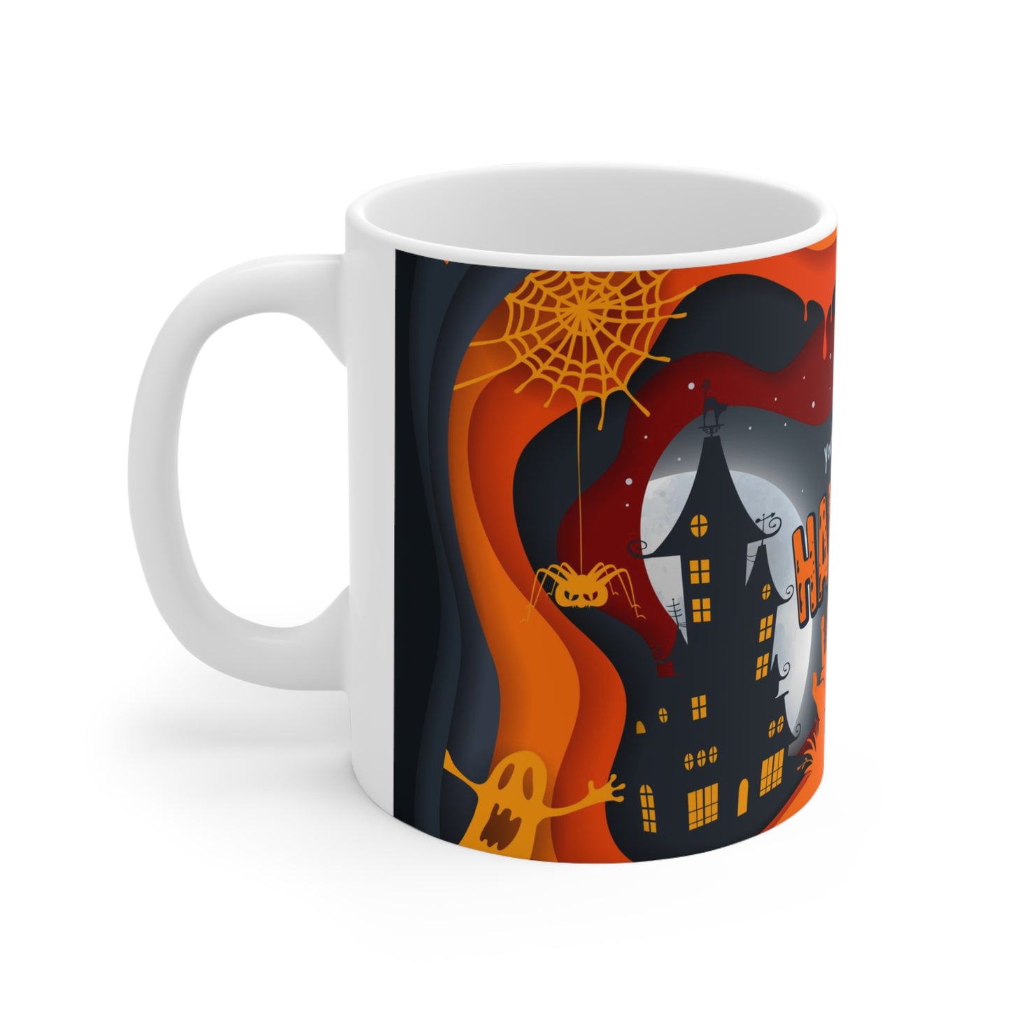 Halloween Party Ceramic Mug 11oz