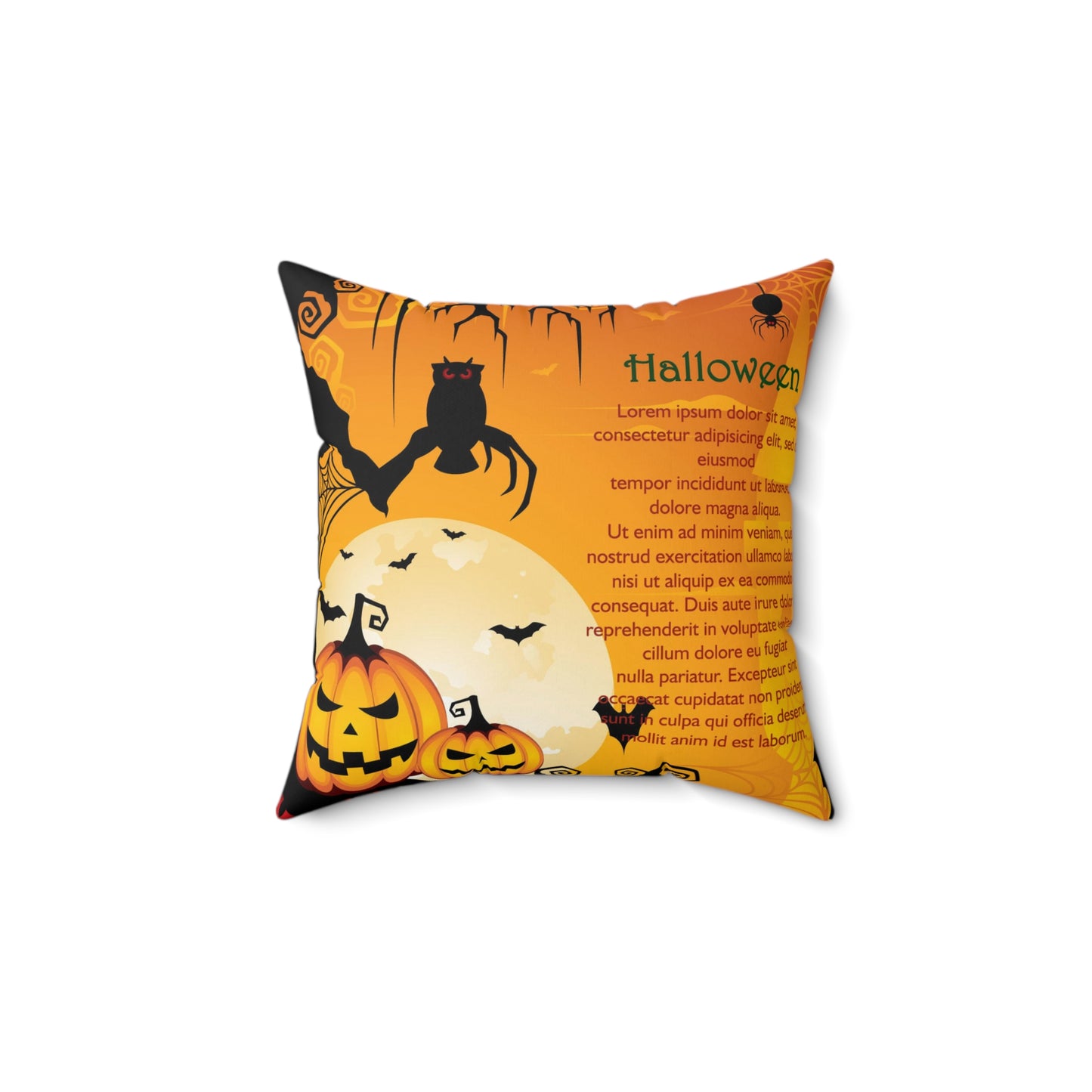 Halloween Accent Square Pillow