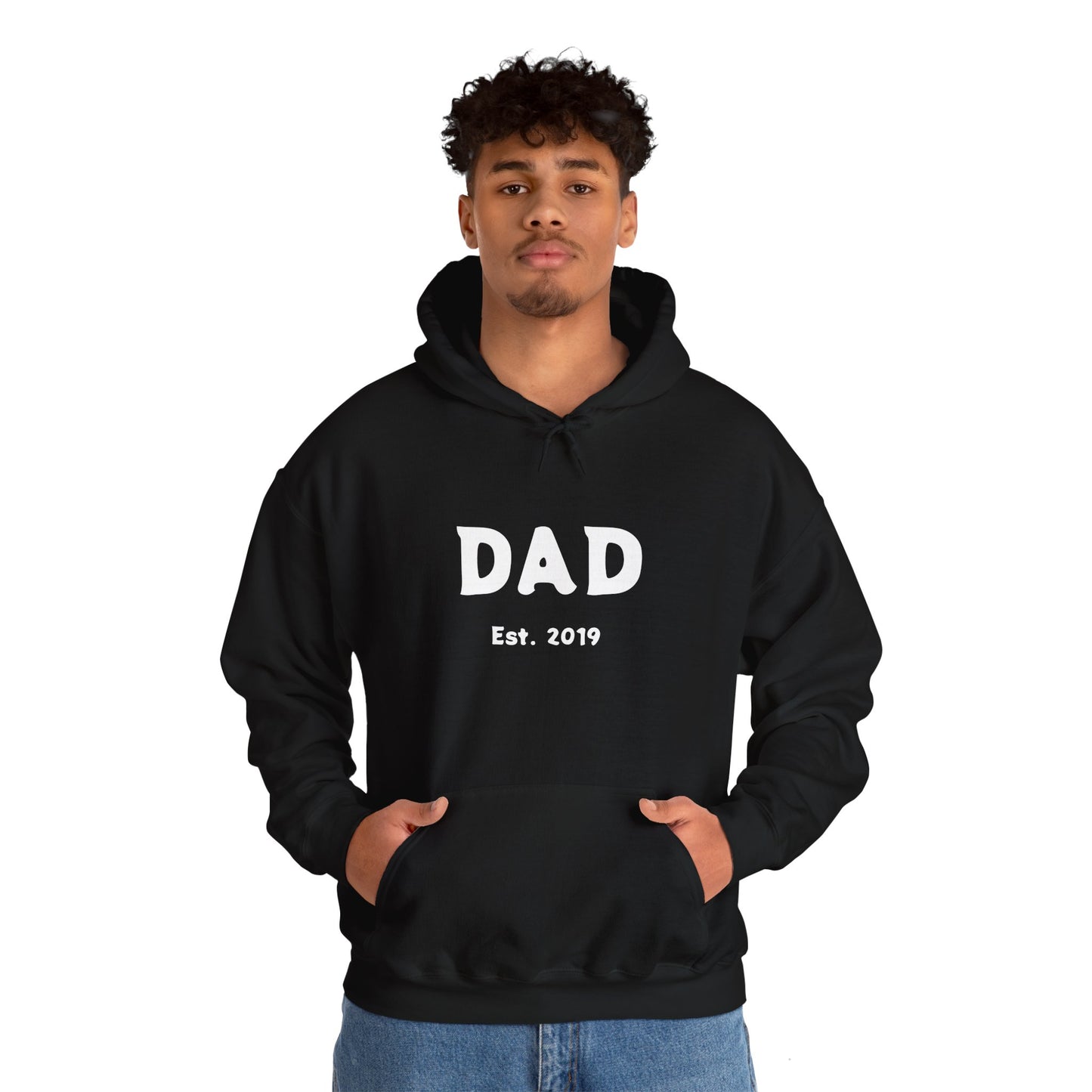 DAD Established 2019 Unisex Heavy Blend™ Hooded Sweatshirt Established 2019