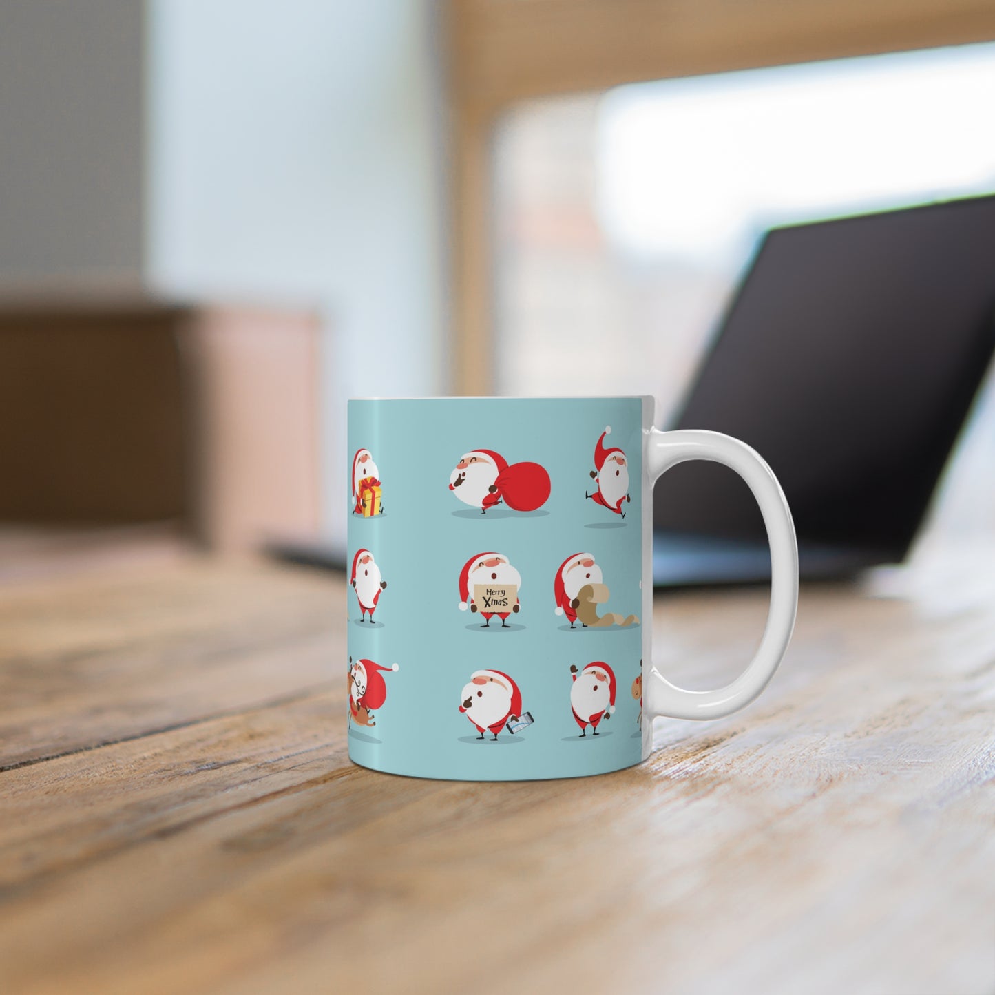 Holiday Themed Hot Beverage Mug 11oz