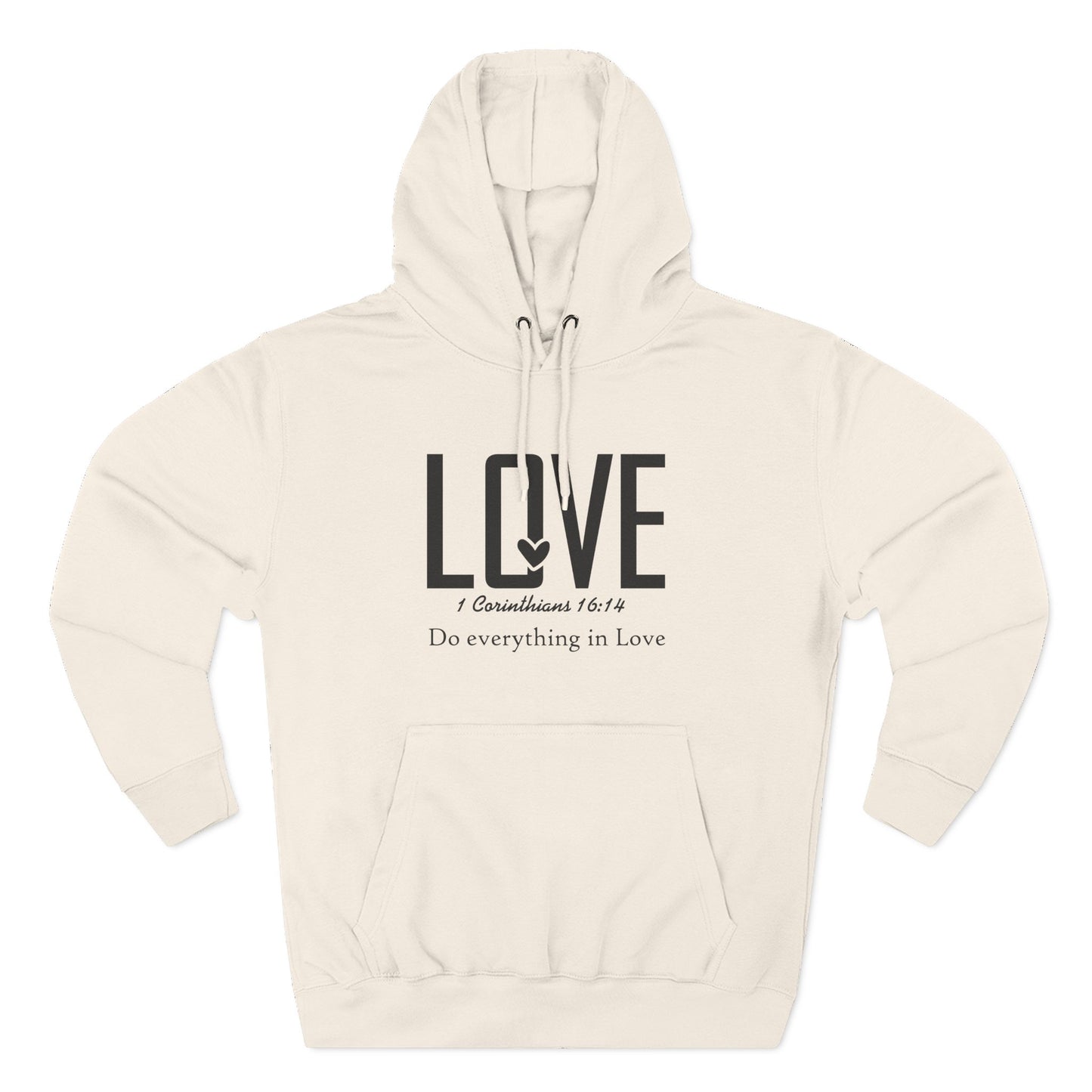 Classic Fleece Hoodie — Three-Panel Pullover