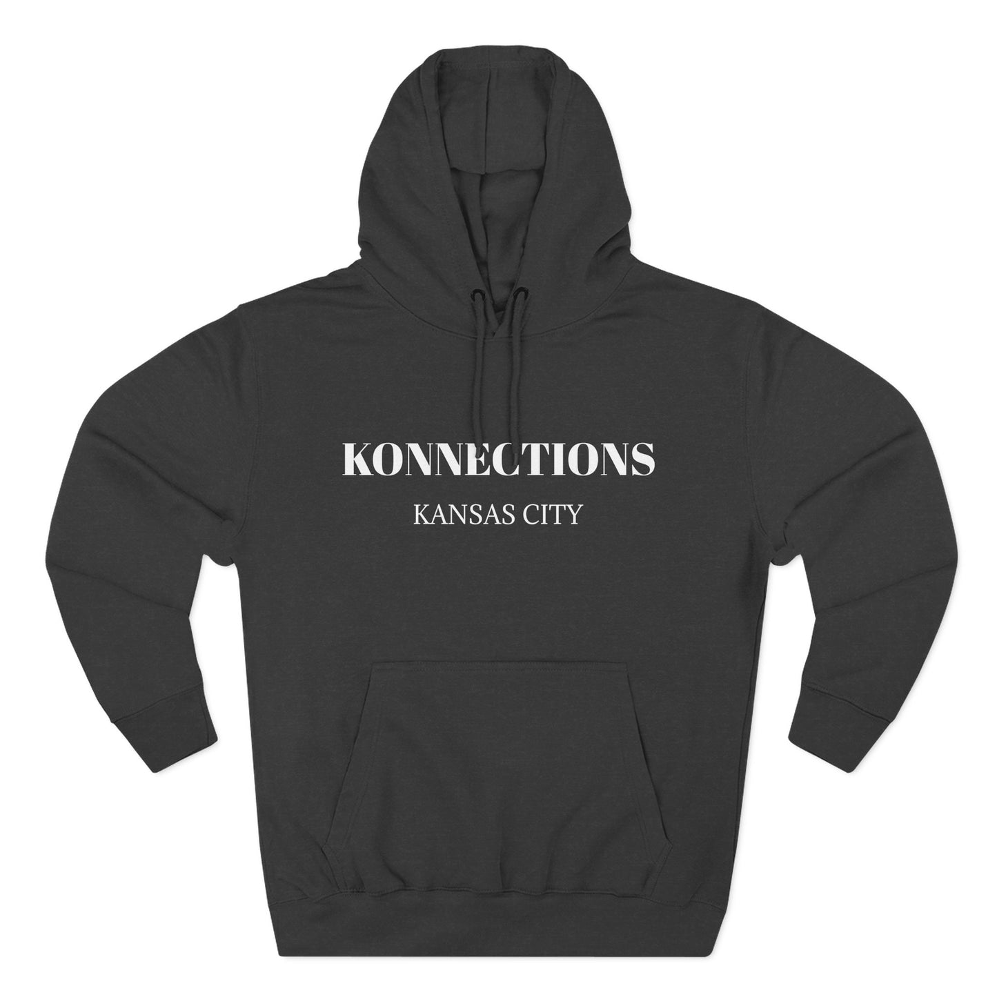 Konnections Kansas City Hoodie — Minimal Logo Fleece Pullover