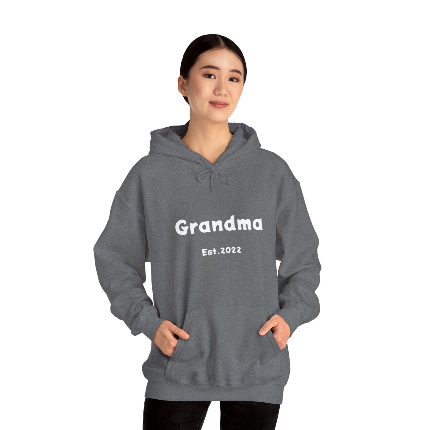 Grandma Est. 2022 Unisex Heavy Blend™ Hooded Sweatshirt Hoodies For New Grandmothers 2022