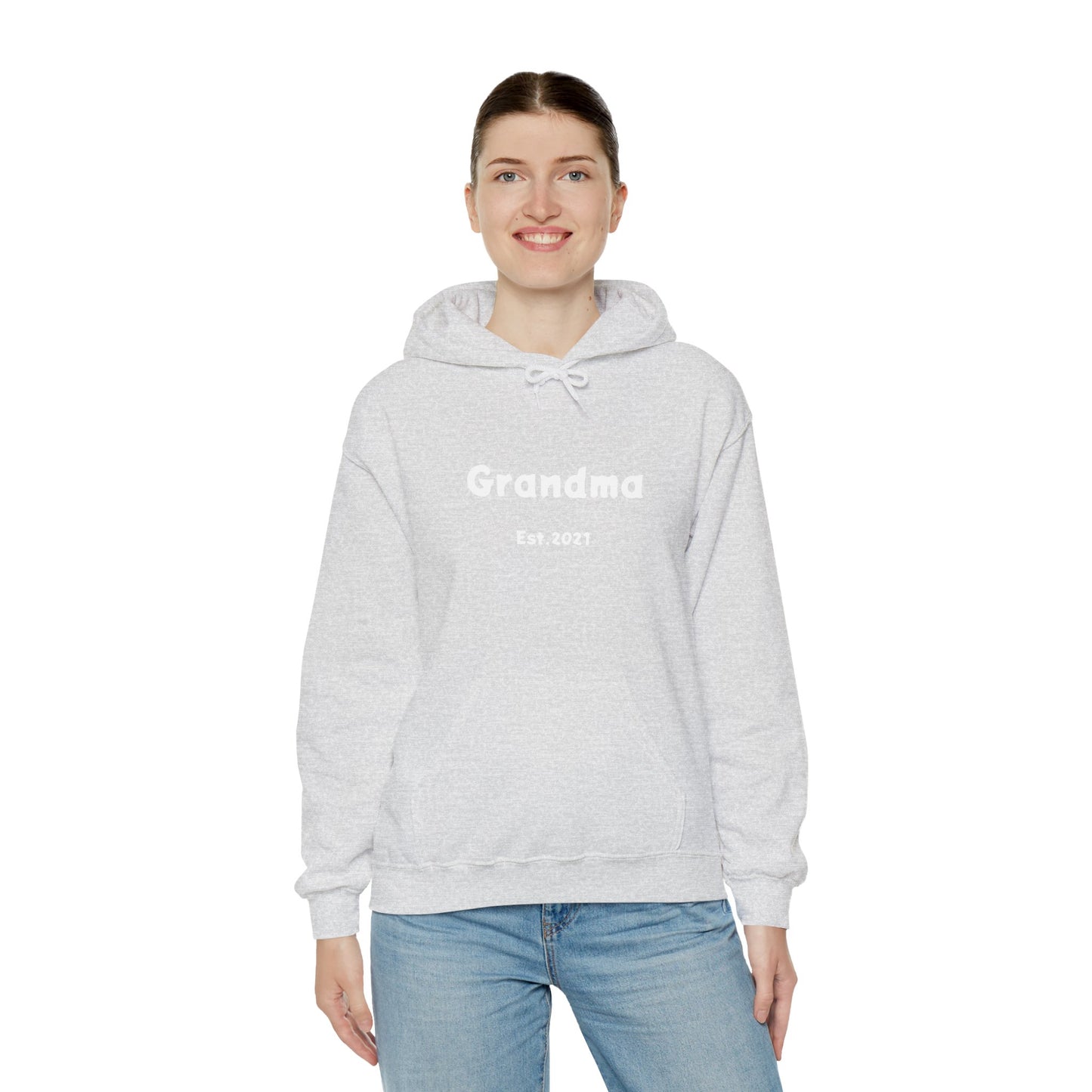 Grandma Est. 2021 Unisex Heavy Blend™ Hooded Sweatshirt Hoodies For New Grandmothers 2021