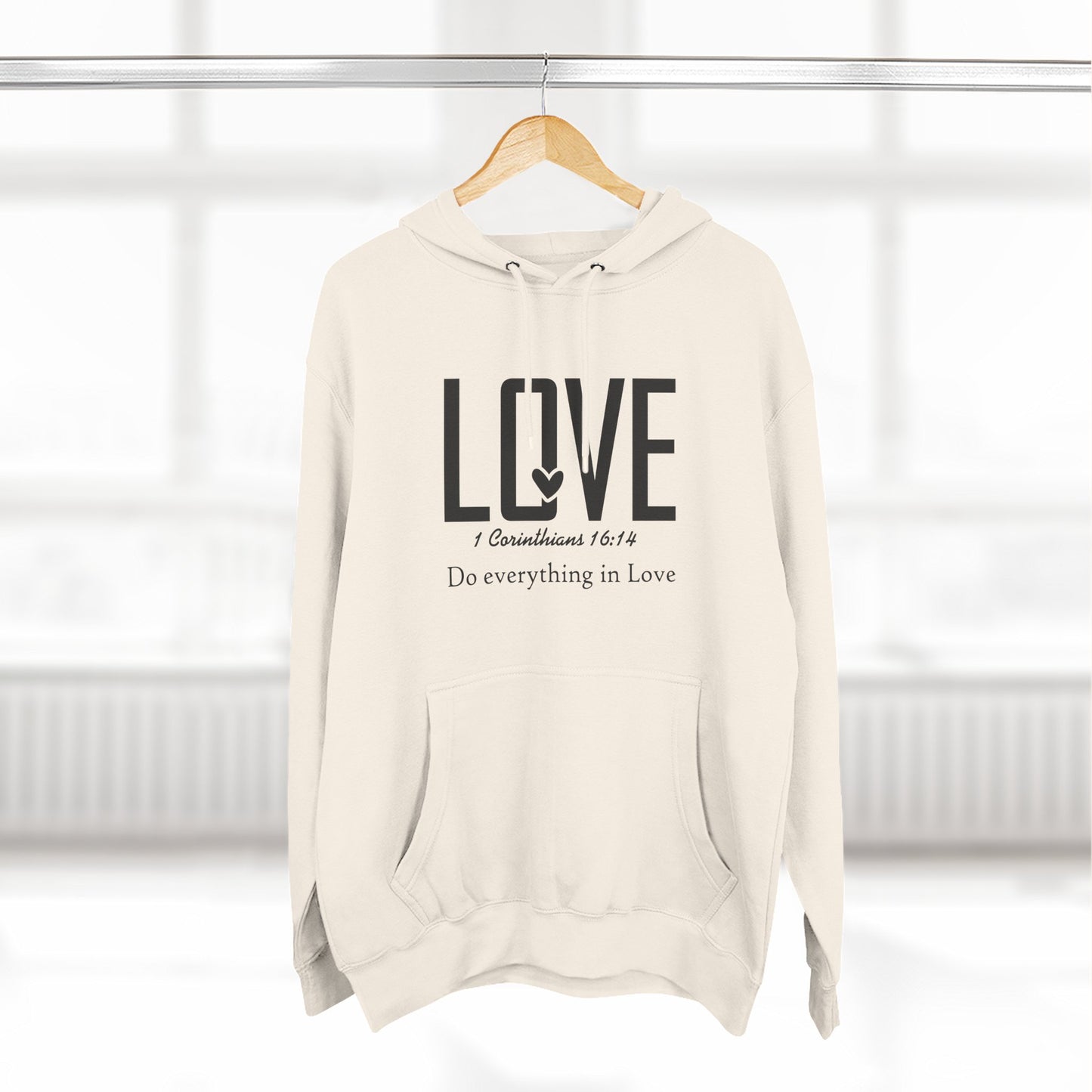 Classic Fleece Hoodie — Three-Panel Pullover