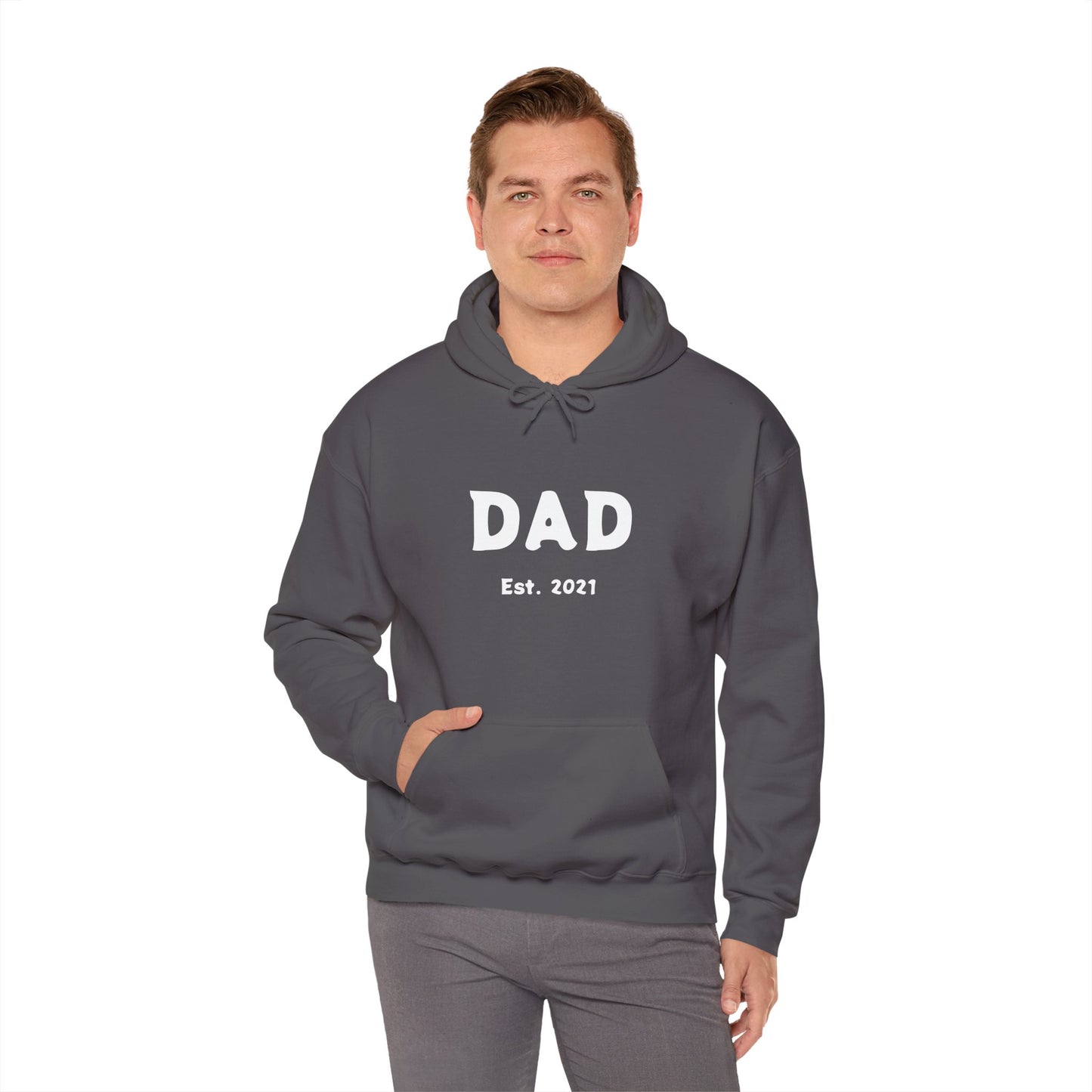 DAD Established 2021 Unisex Heavy Blend™ Hooded Sweatshirt Established 2021