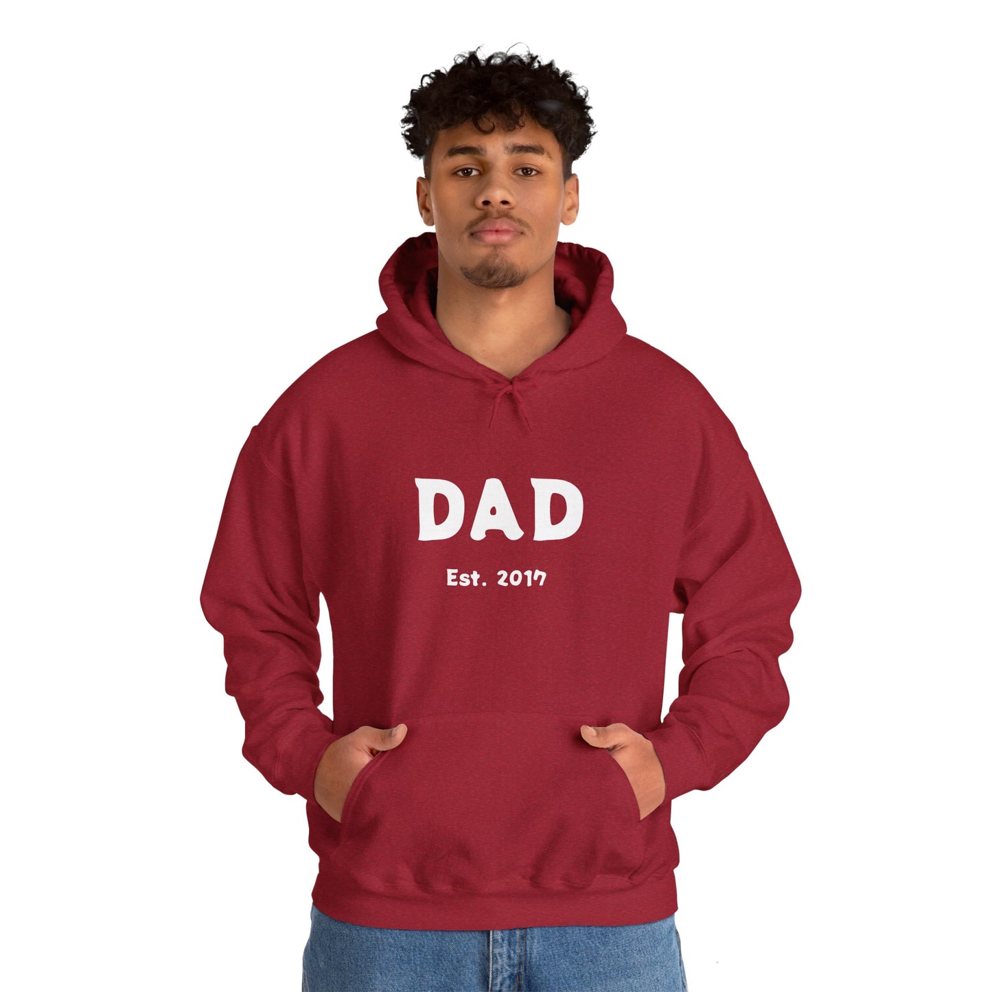 DAD Established 2017 Unisex Heavy Blend™ Hooded Sweatshirt Established 2017