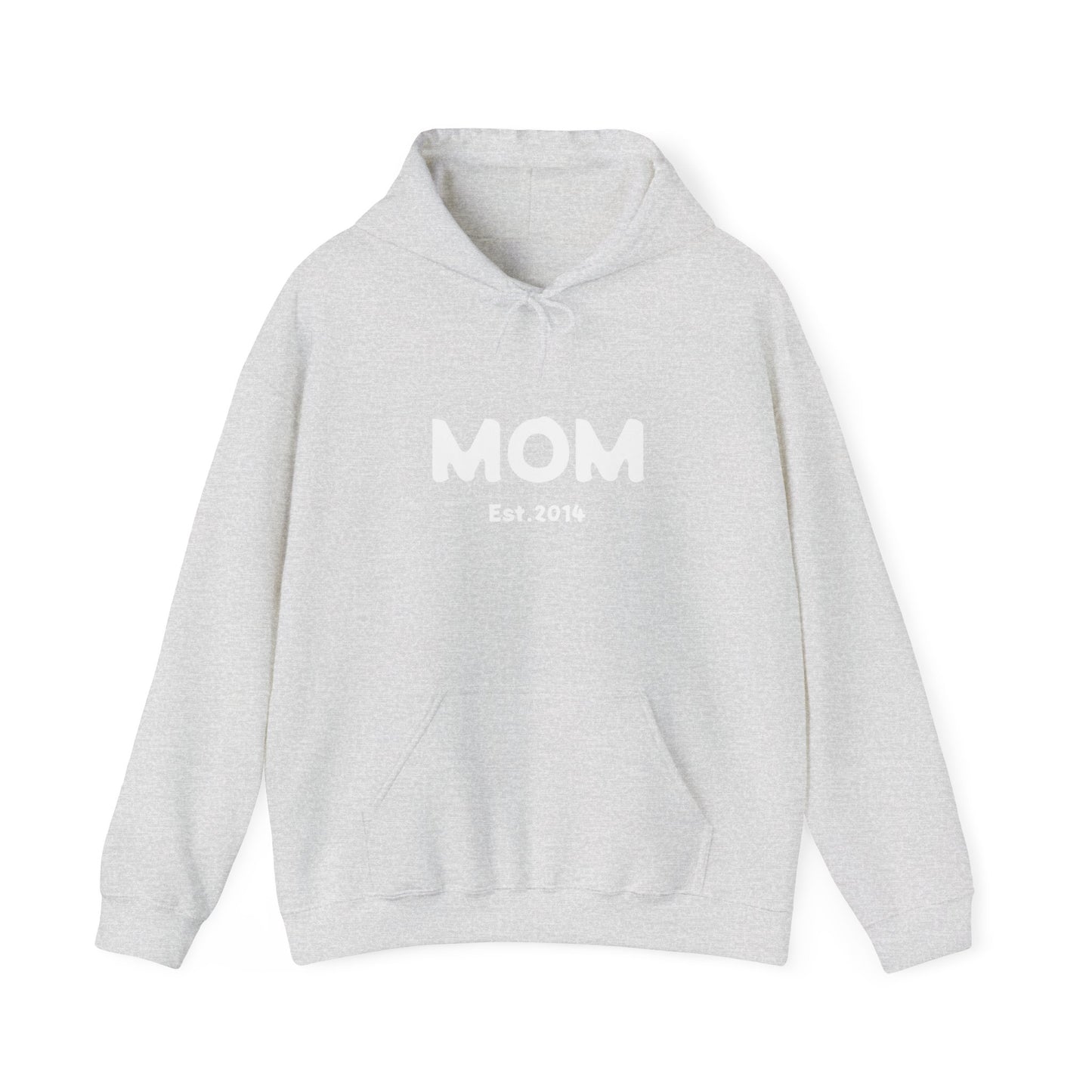 MOM Est.2014 Unisex Heavy Blend™ Hooded Sweatshirt Hoodies For New Moms 2014