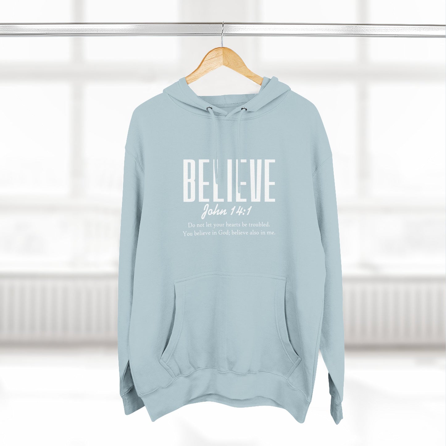 Believe John 3:16 Fleece Hoodie