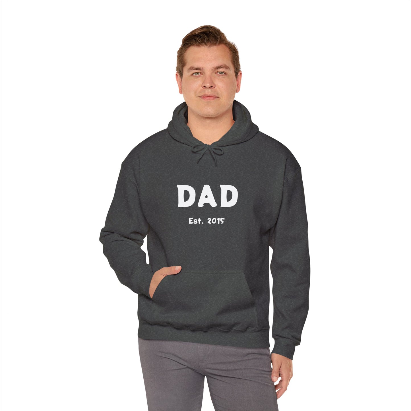 DAD Established 2015 Unisex Heavy Blend™ Hooded Sweatshirt Established 2015