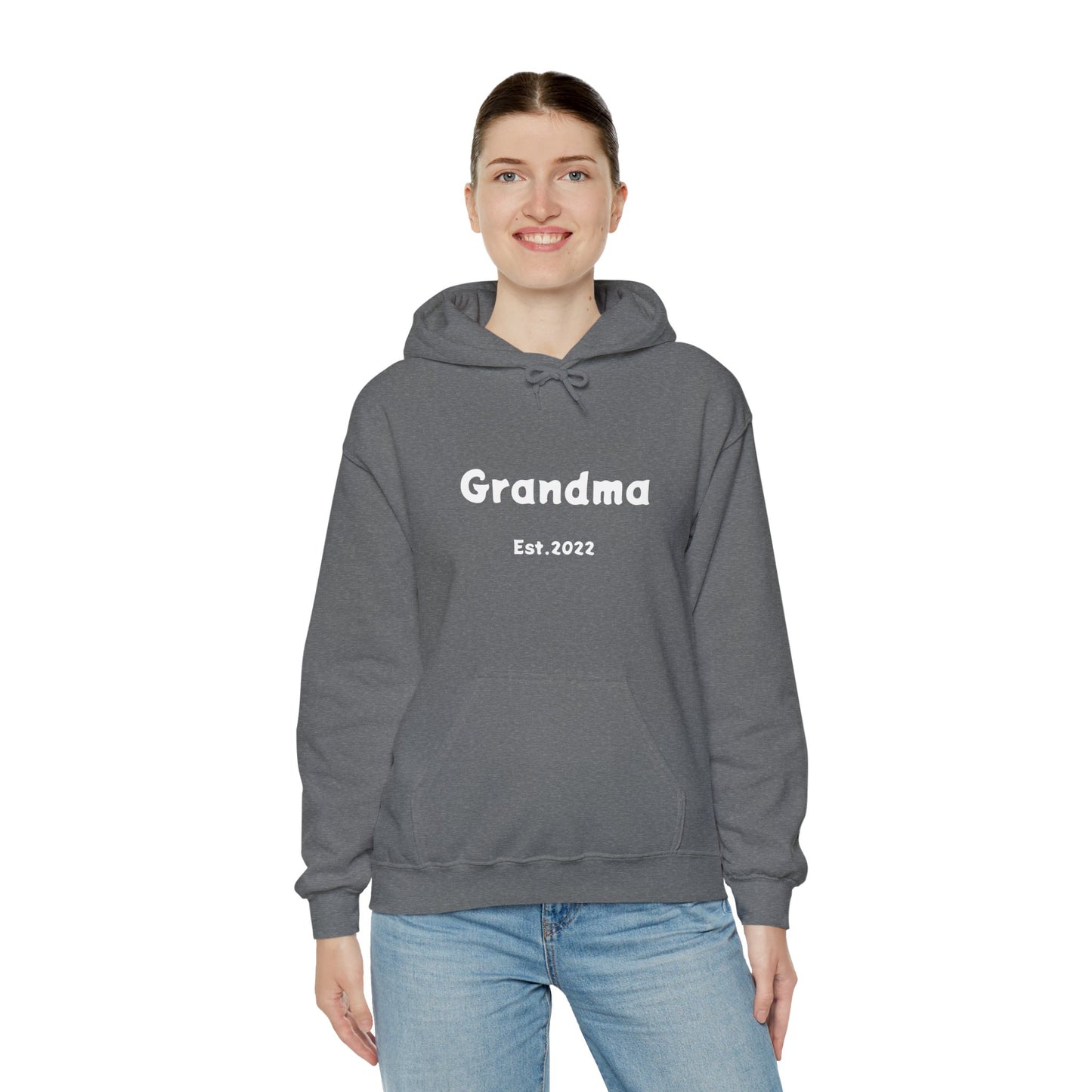 Grandma Est. 2022 Unisex Heavy Blend™ Hooded Sweatshirt Hoodies For New Grandmothers 2022