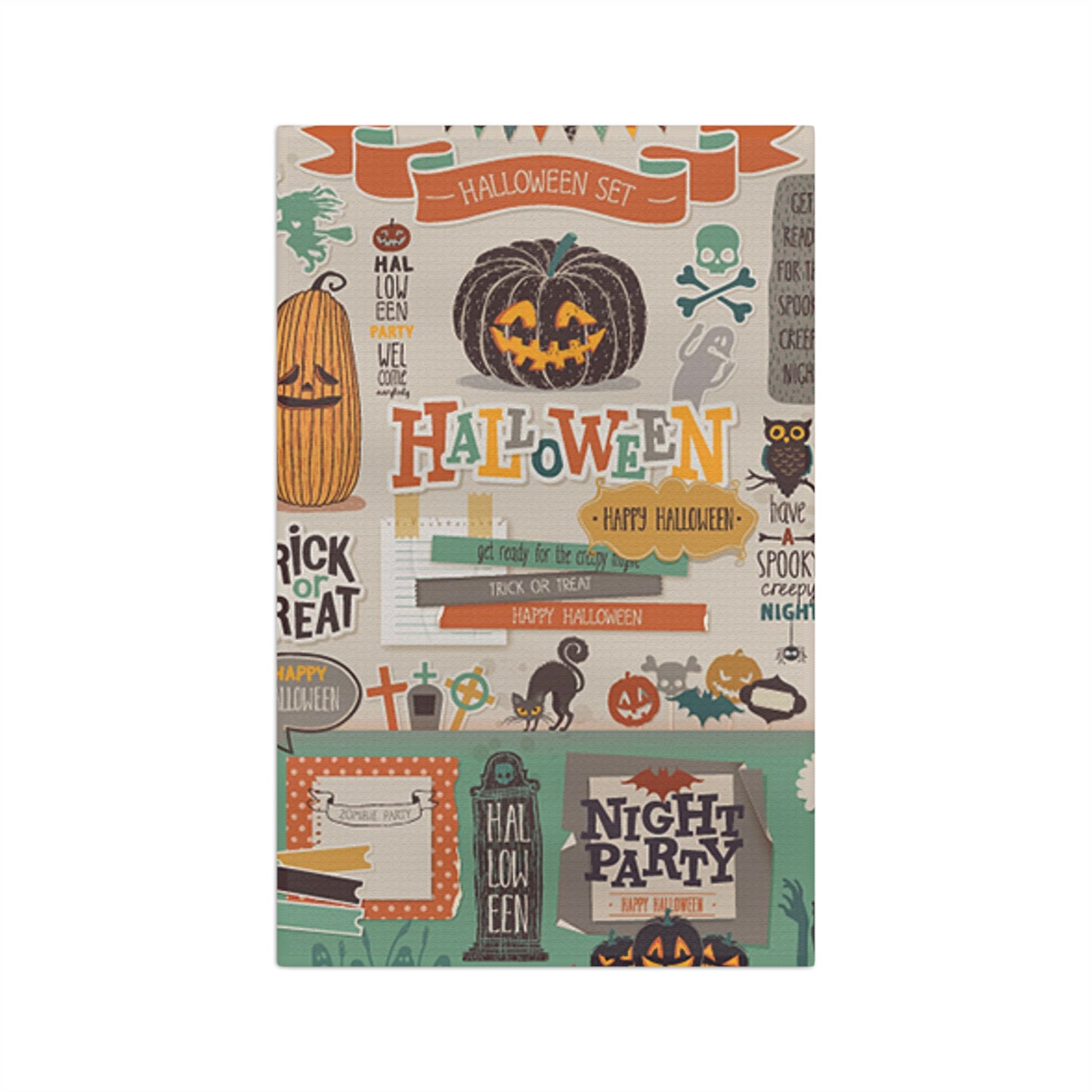 Halloween Themed Soft Tea Towel