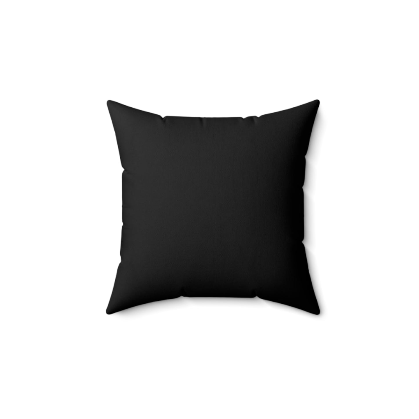 Festive Halloween Spun Polyester Square Pillow Evil Spirits in Black