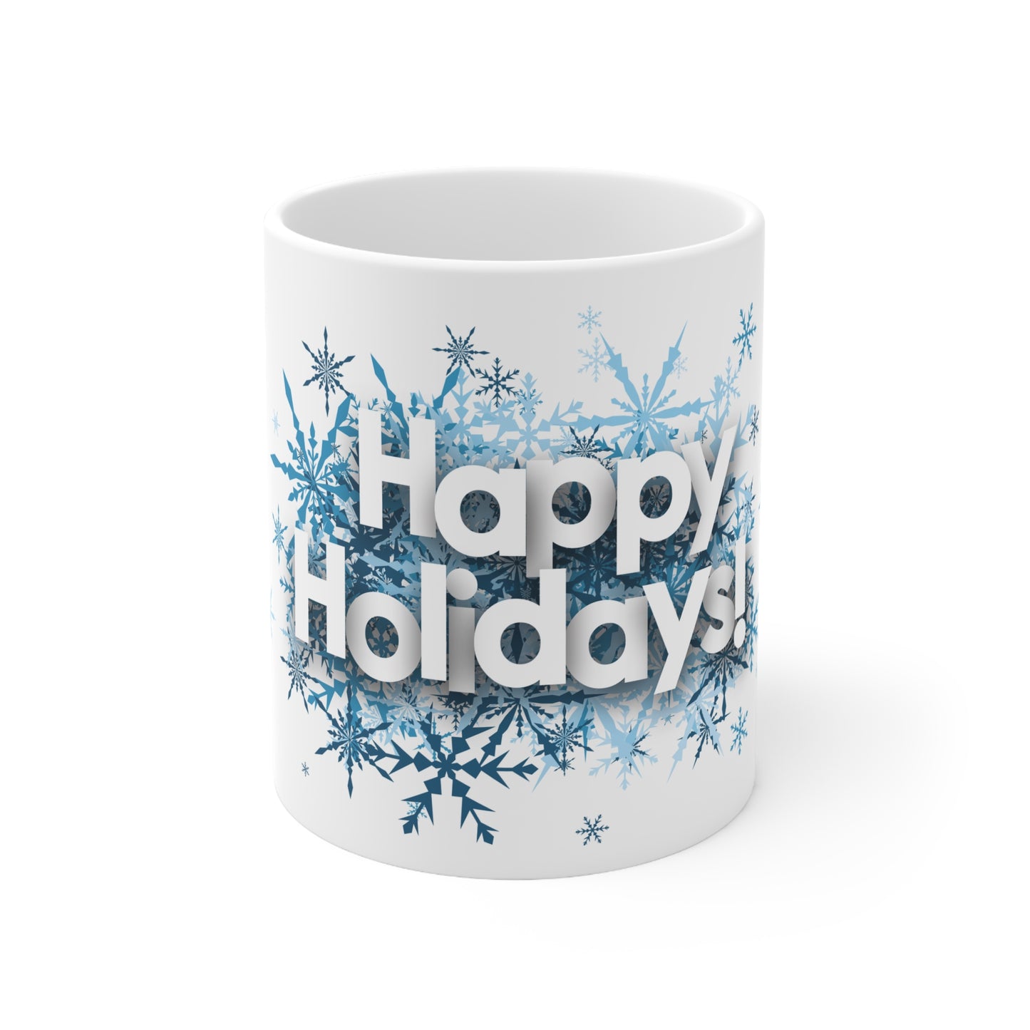 Happy Holidays Ceramic Mug 11oz