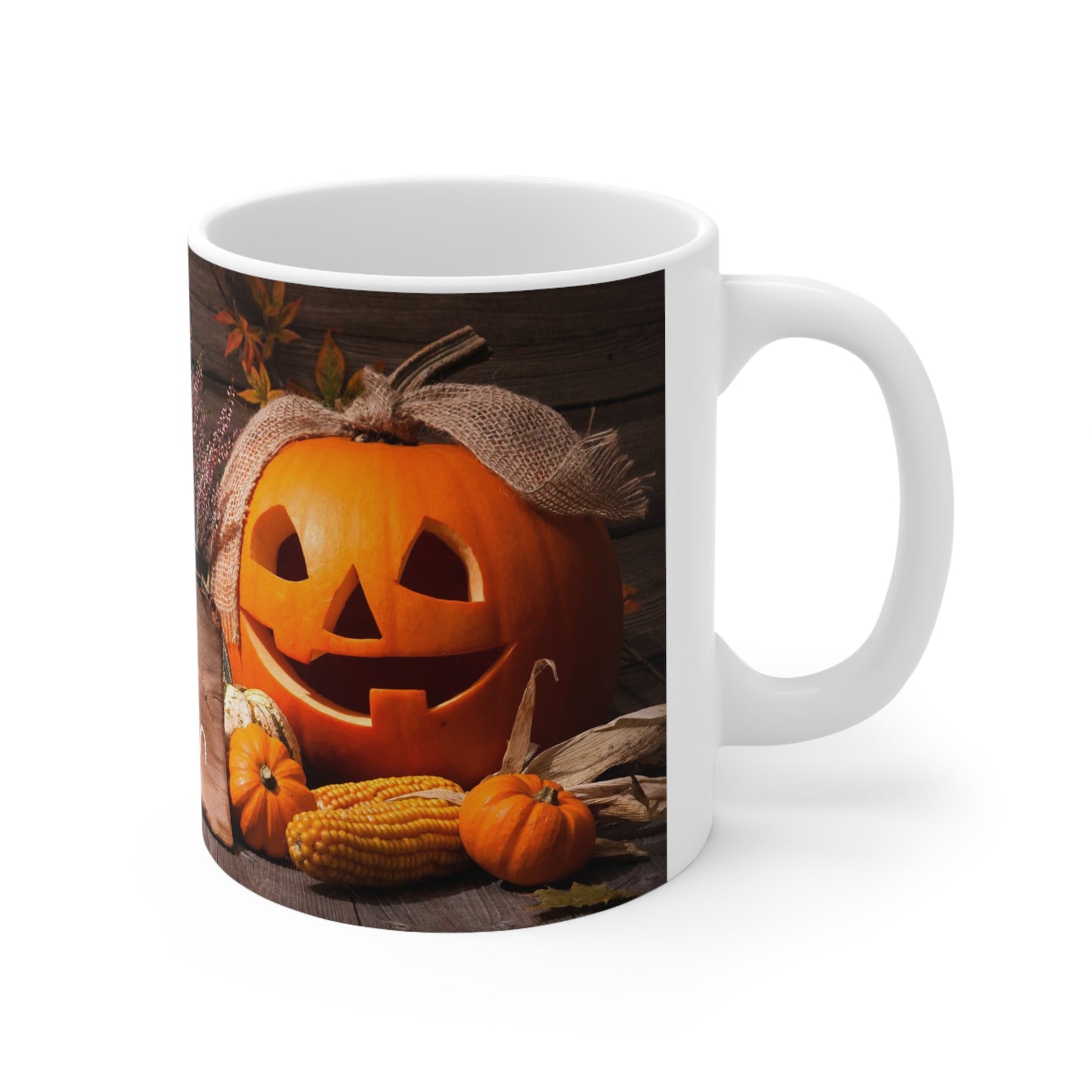 Pumpkins Happy Halloween Ceramic Mug 11oz