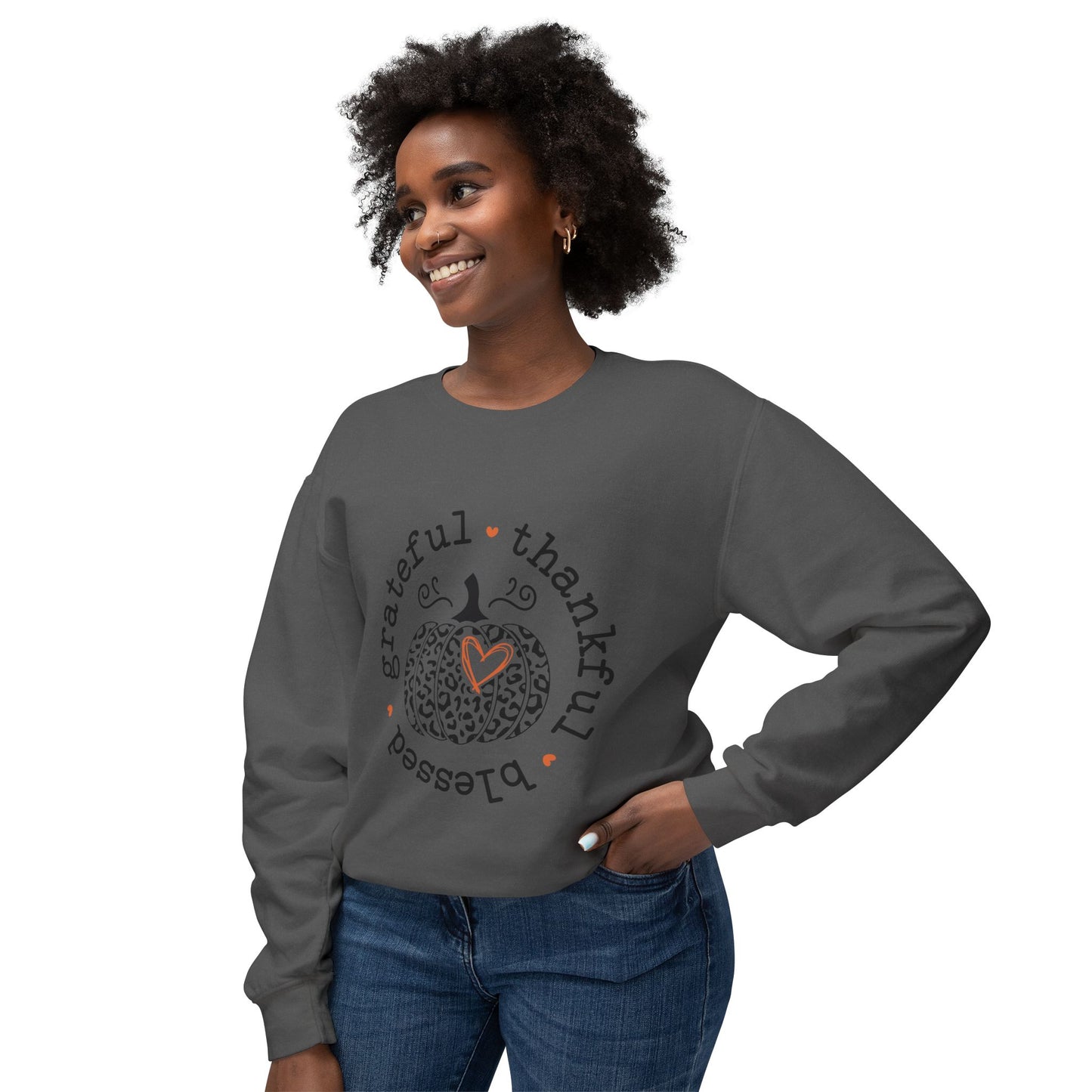 Thanksgiving Women's Unisex Lightweight Crewneck Sweatshirt