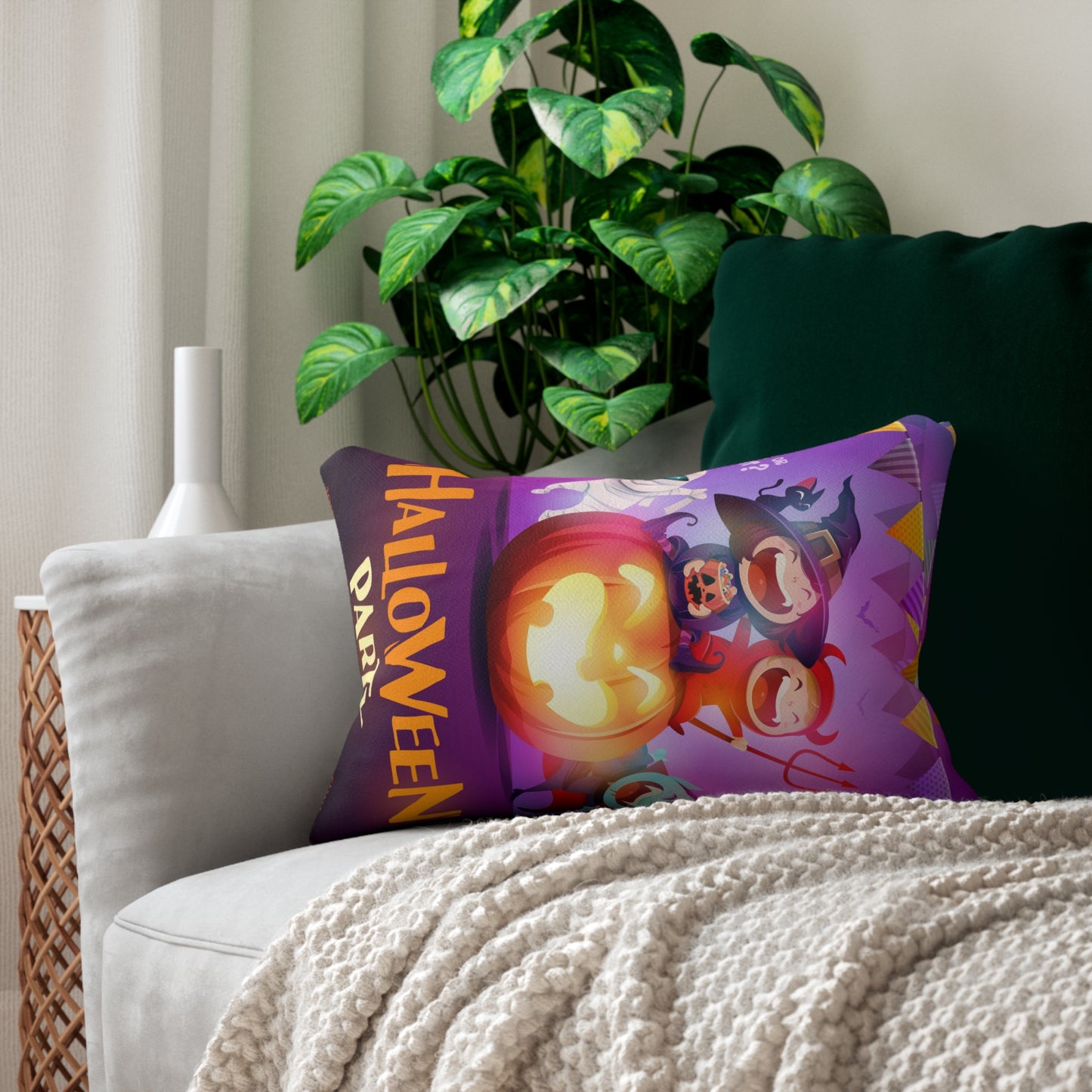 Halloween Accent Lumbar Pillow