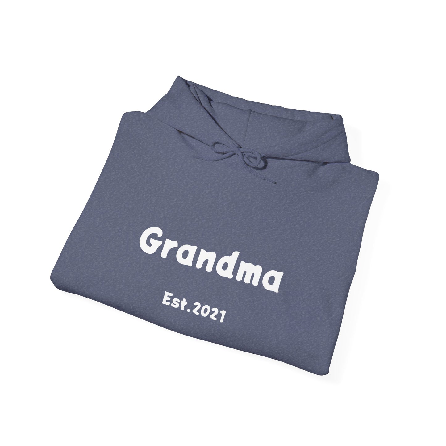 Grandma Est. 2021 Unisex Heavy Blend™ Hooded Sweatshirt Hoodies For New Grandmothers 2021