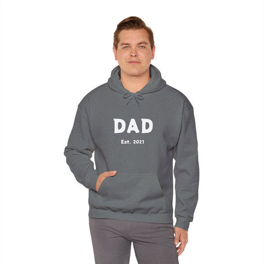 DAD Established 2021 Unisex Heavy Blend™ Hooded Sweatshirt Established 2021