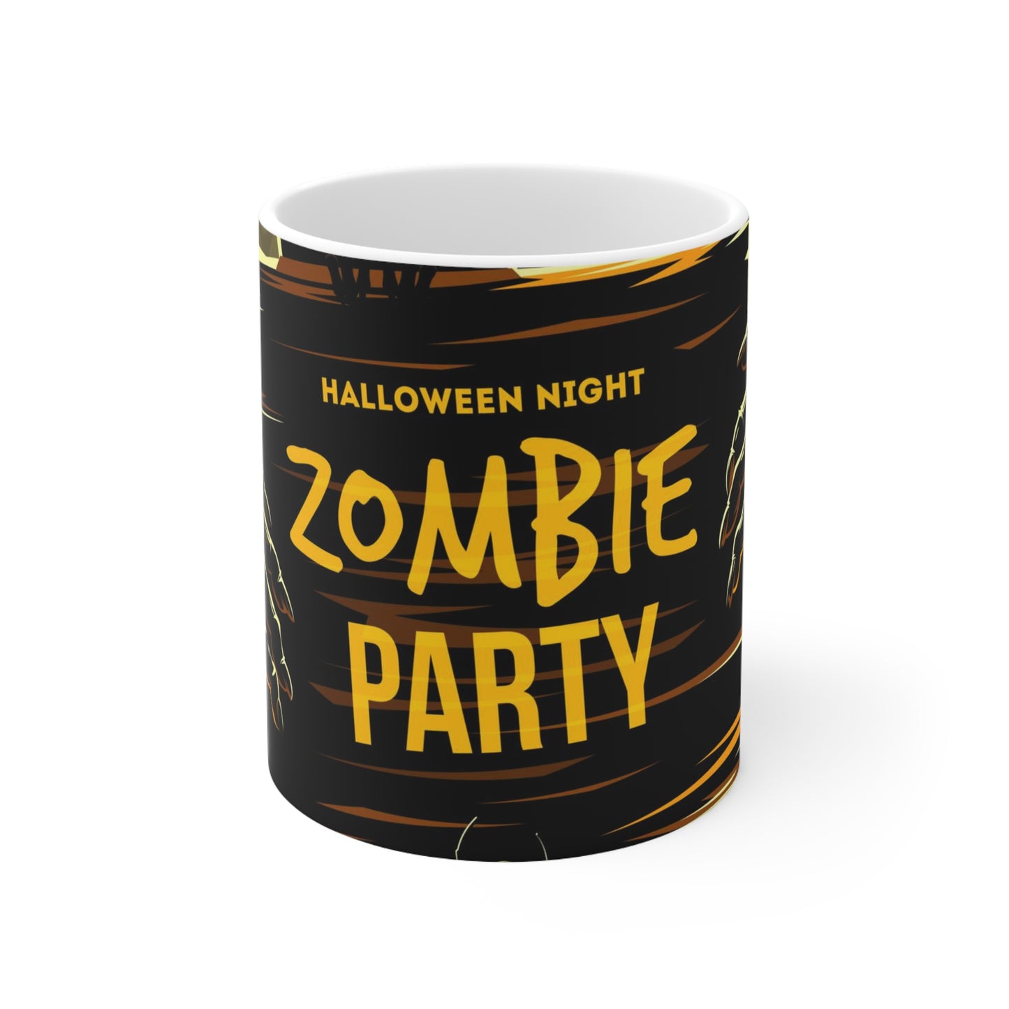 Zombie Halloween Party Ceramic Mug 11oz