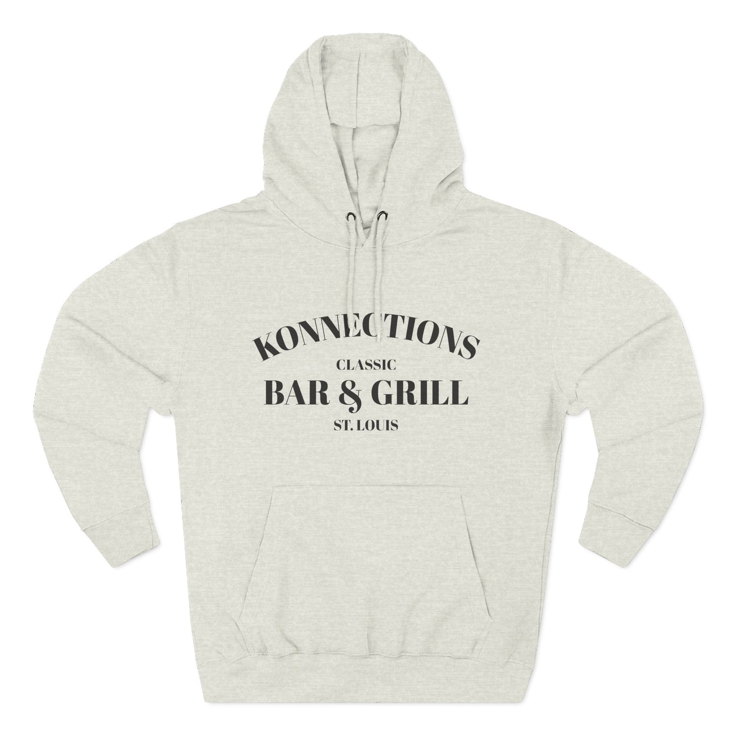 Konnections Classic Bar and Grill St. Louis Hoodie — Minimal Logo Fleece Pullover