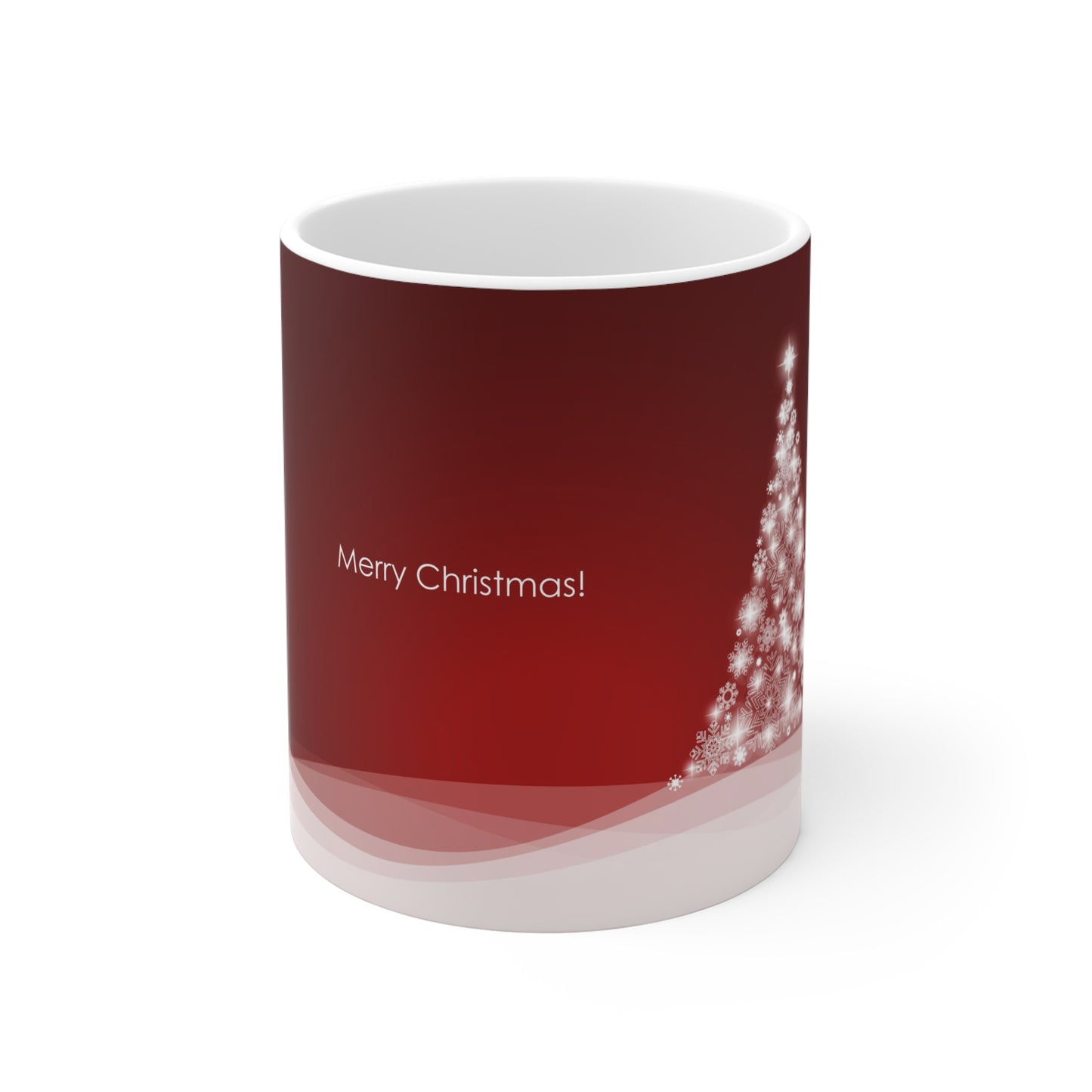 Merry Christmas Hot Beverage Mug 11oz