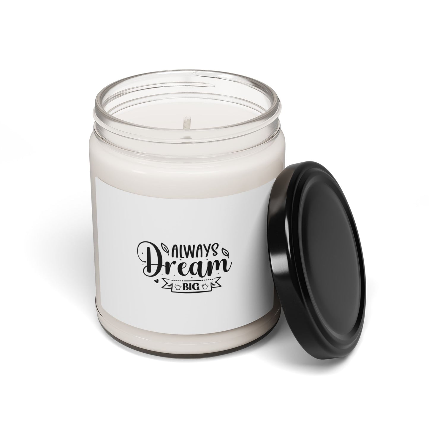 Motivational Saying Scented Soy Candle, 9oz Always Dream Big