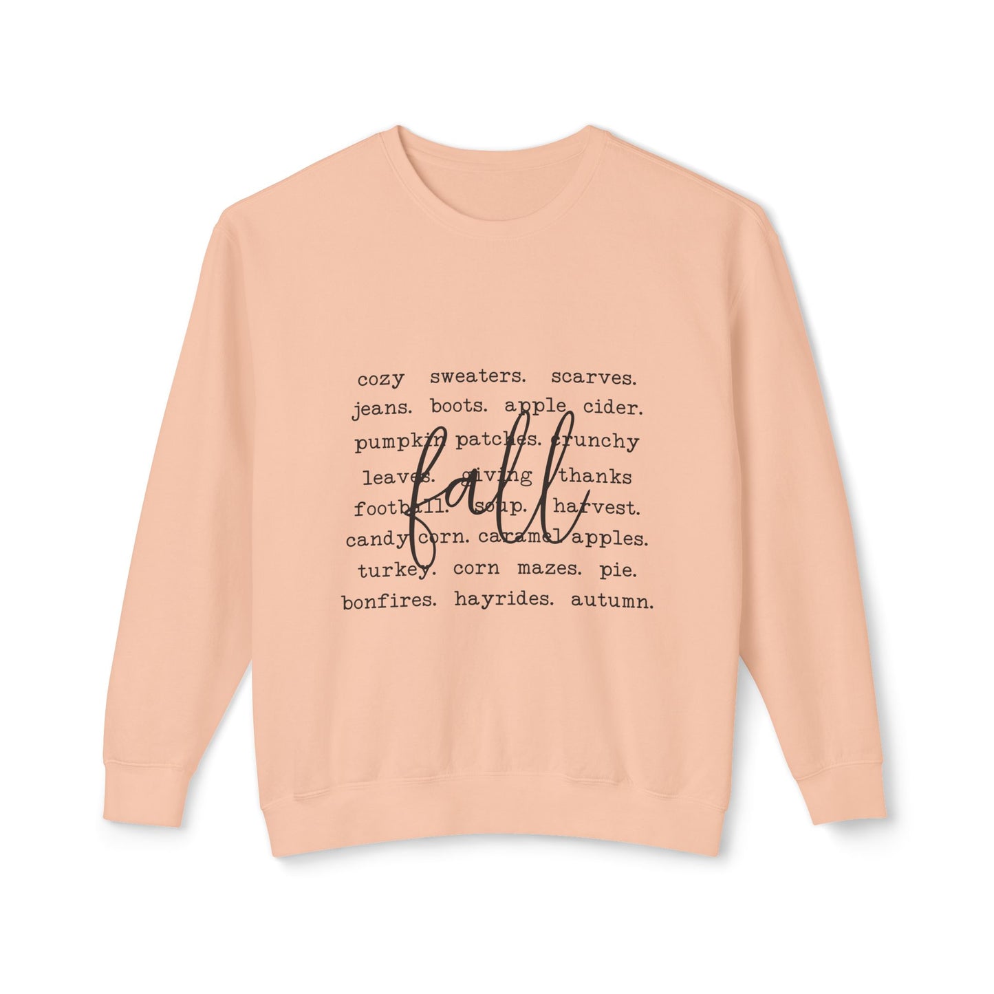 Thanksgiving Women's Unisex Lightweight Crewneck Sweatshirt