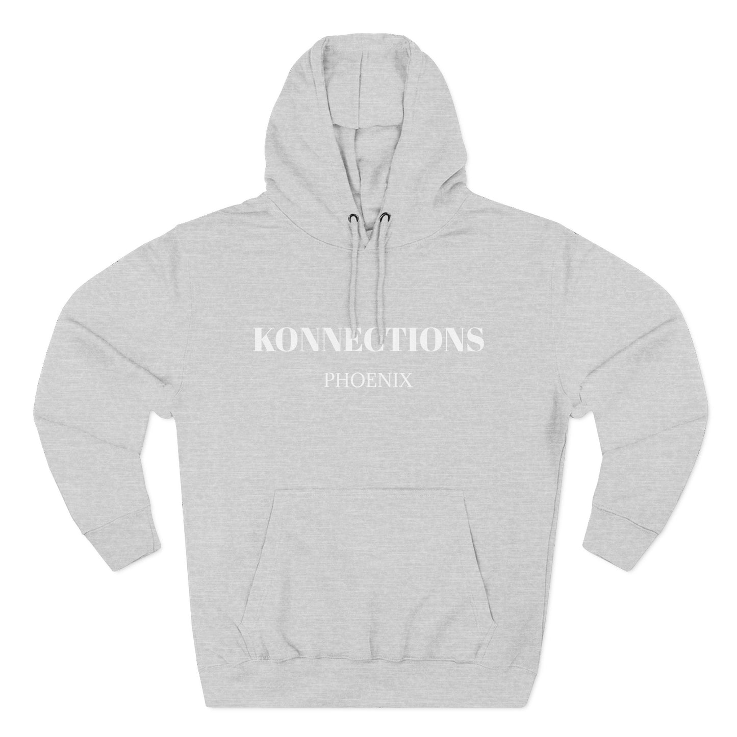 Konnections Phoenix Hoodie — Minimal Logo Fleece Pullover