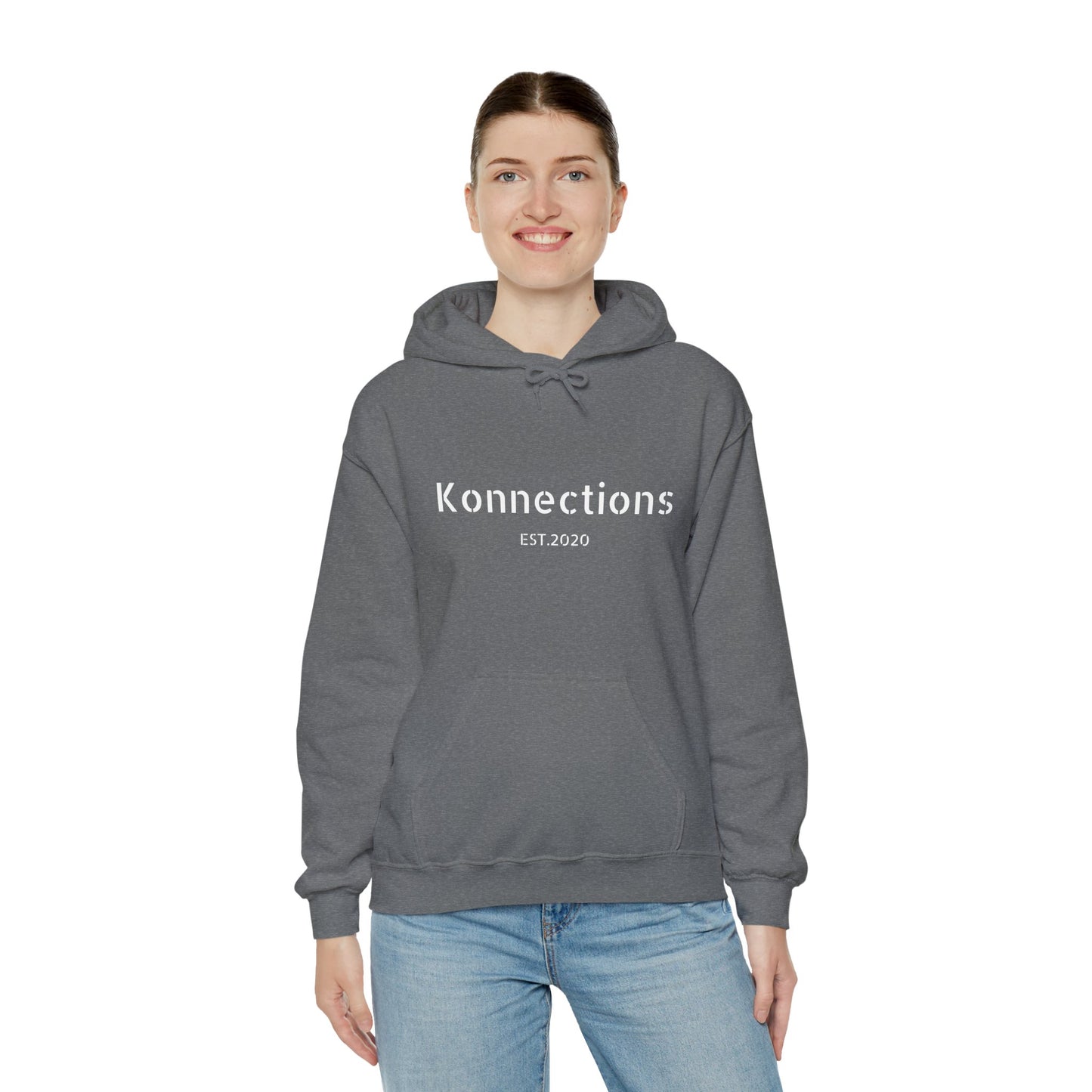 Konnections Digital Media Group Unisex Heavy Blend™ Hooded Sweatshirt Established 2020