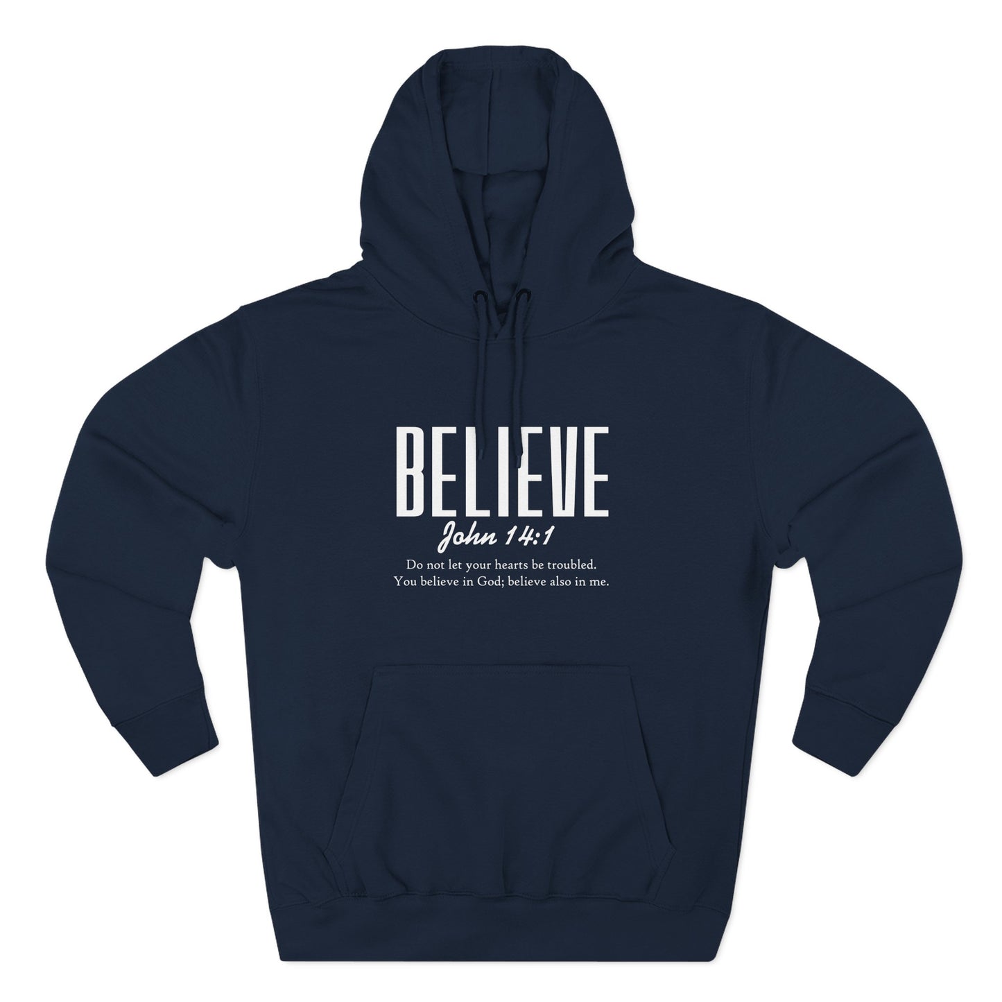 Believe John 3:16 Fleece Hoodie
