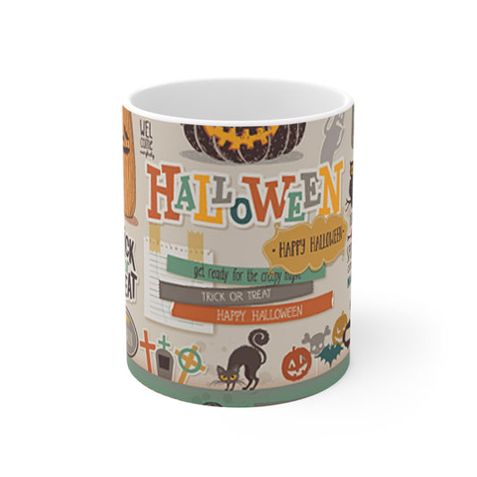 Halloween Themed Ceramic Mug 11oz