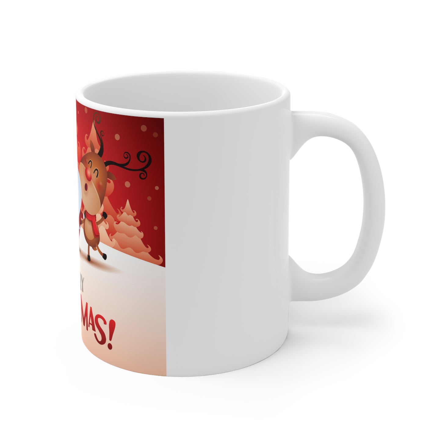 Santa Claus Wishing You a Very Merry Christmas Mug 11oz