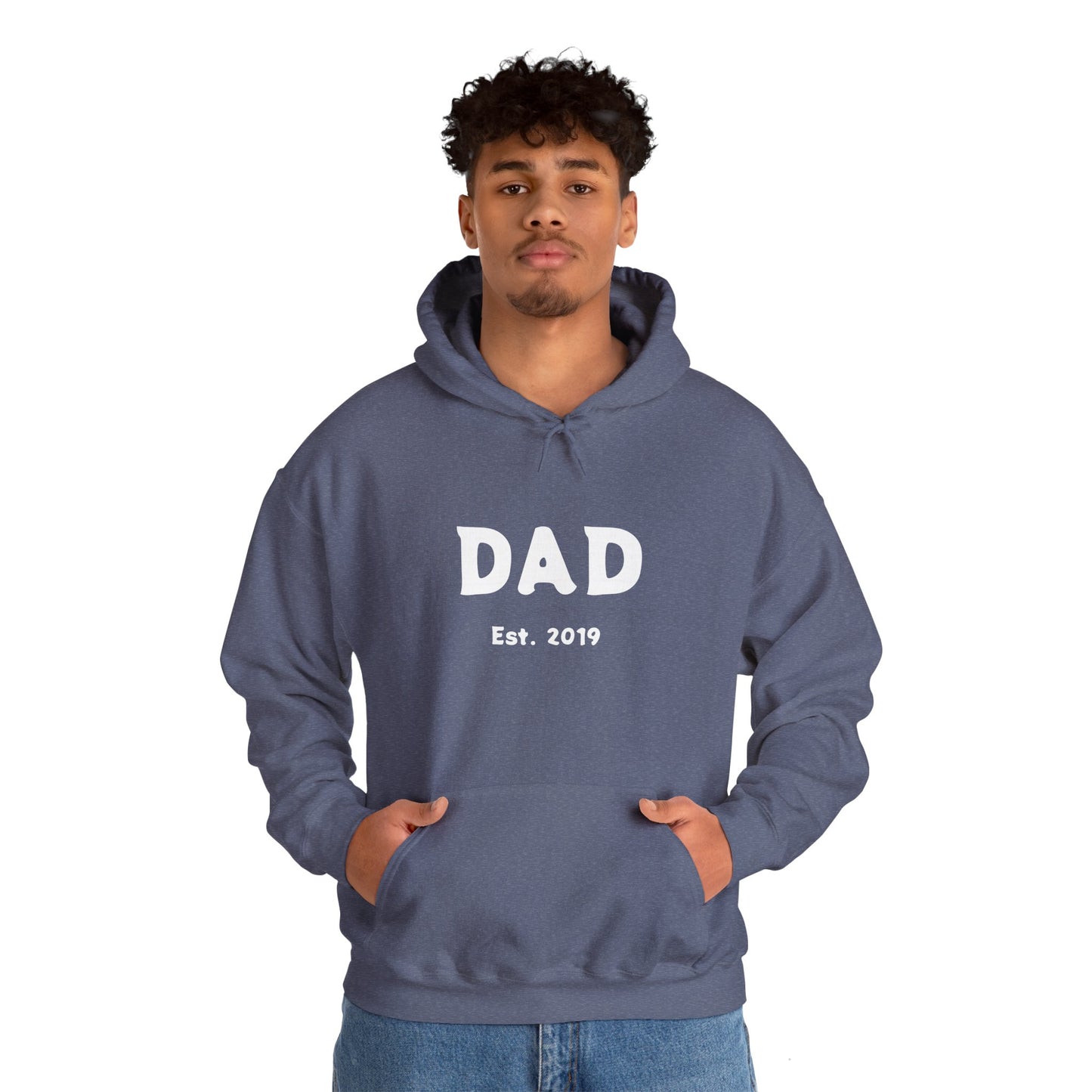 DAD Established 2019 Unisex Heavy Blend™ Hooded Sweatshirt Established 2019