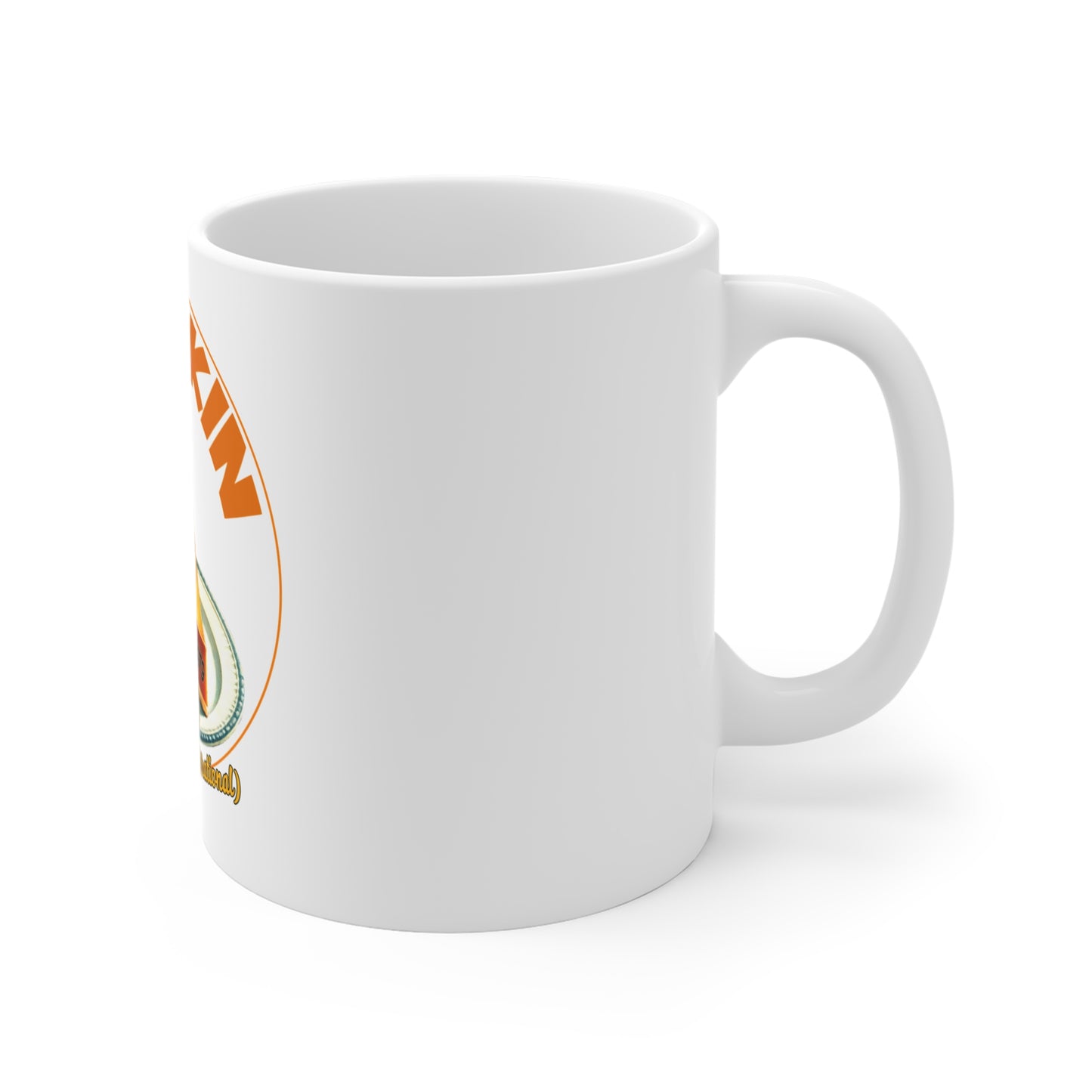 Festive Thanksgiving Ceramic Mug 11oz Pumpkin Pi