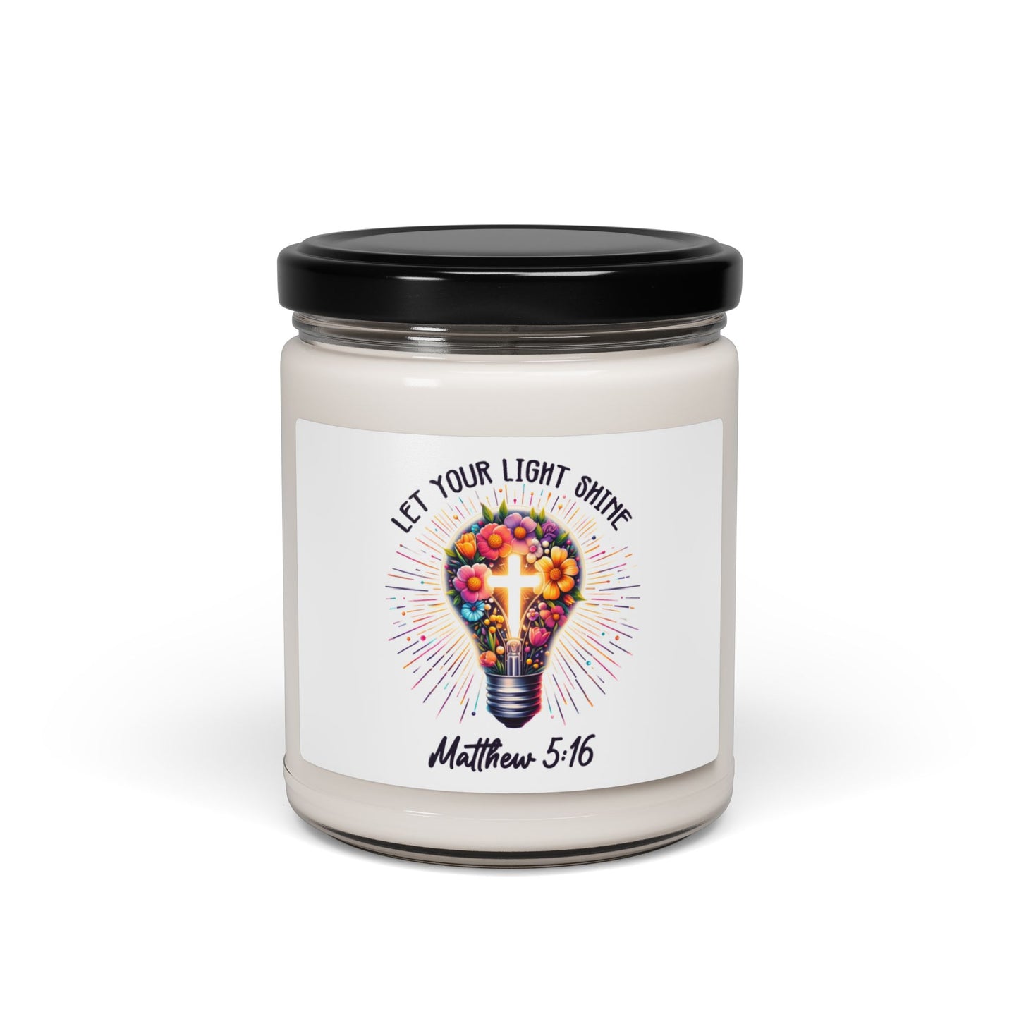 Christian Themed Scented Soy Candle, 9oz