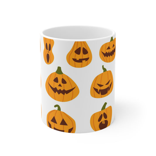 Halloween Pumpkins Ceramic Mug 11oz