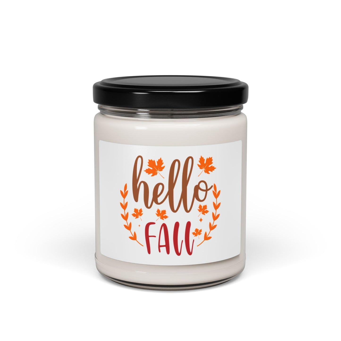 Thanksgiving Themed Scented Soy Candle, 9oz Hello Fall