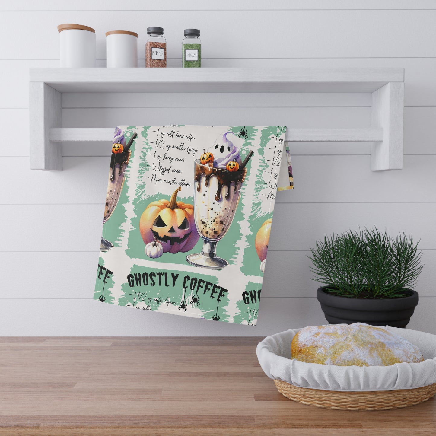 Festive Halloween Tea Towels