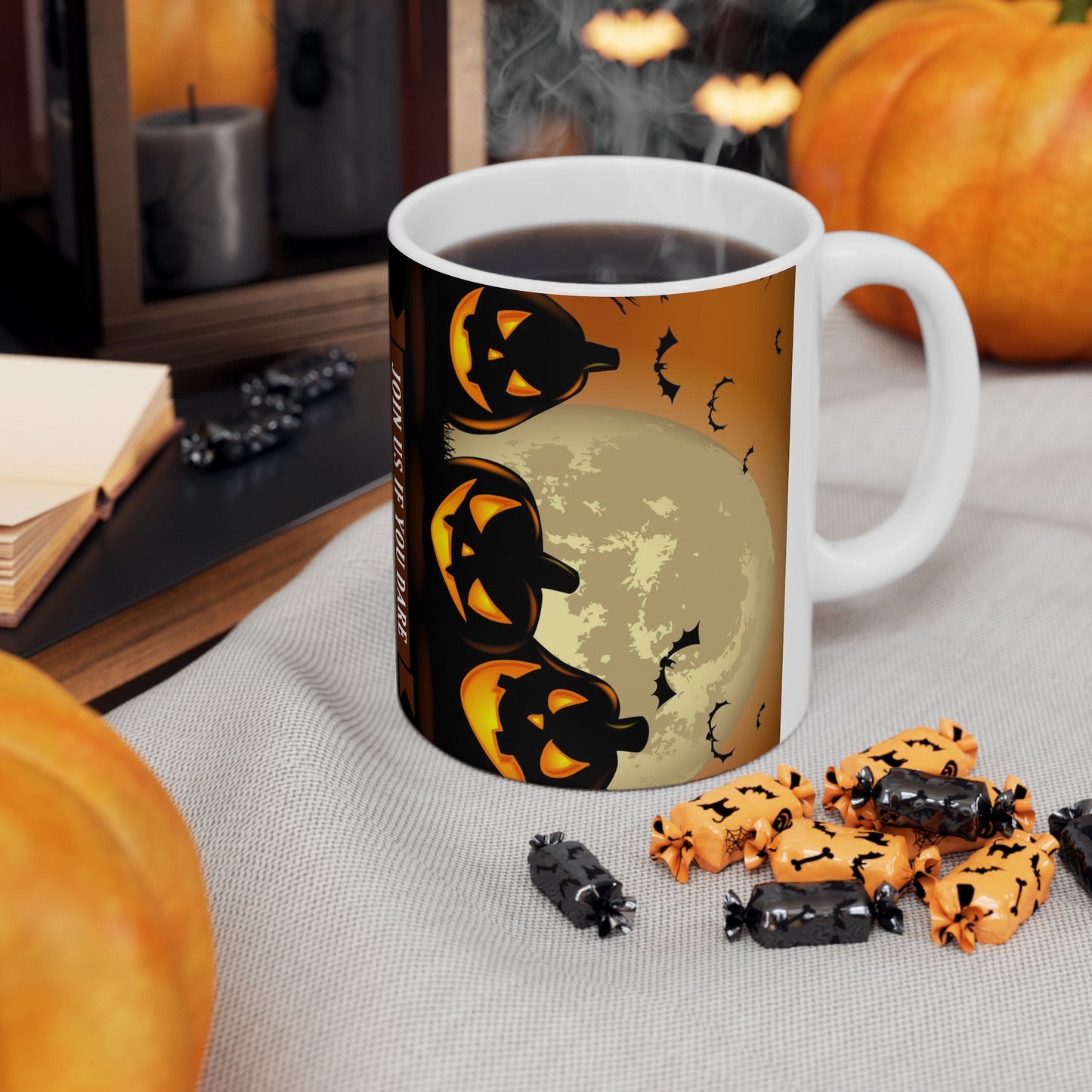 Free Halloween Party Ceramic Mug 11oz