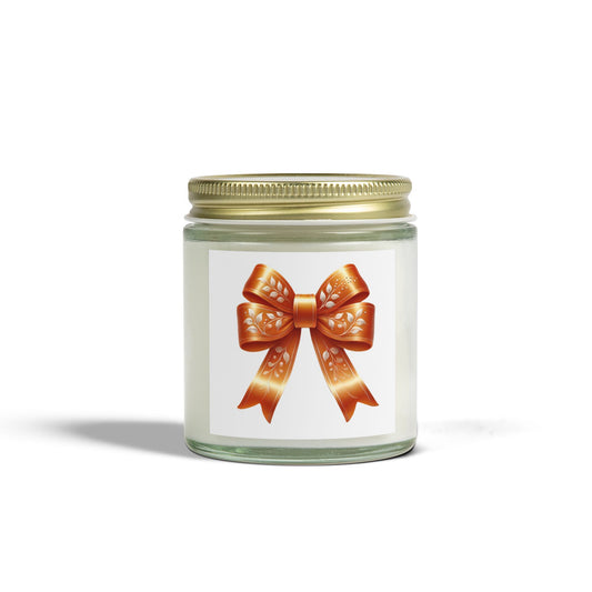 Thanksgiving Themed Scented Candles, Coconut Apricot Wax (4oz, 9oz)