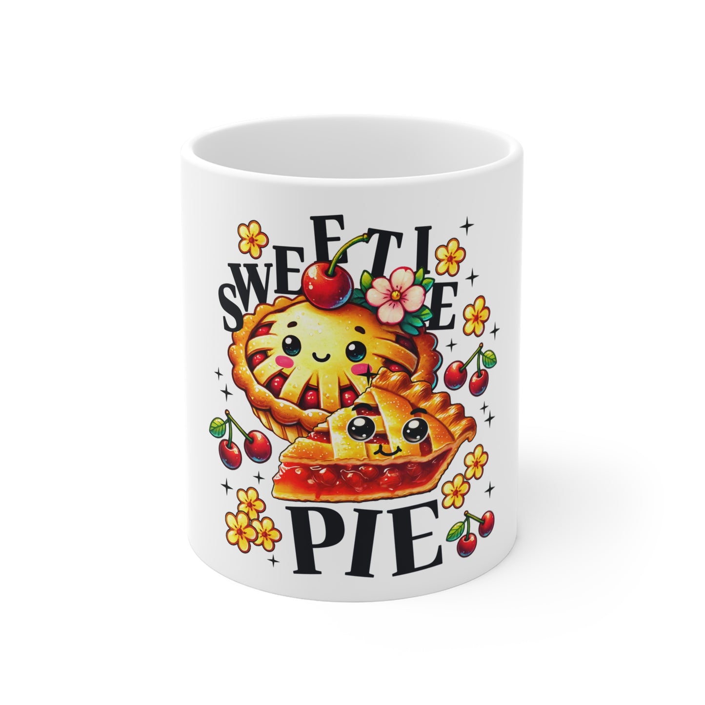 Festive Thanksgiving Ceramic Mug 11oz Sweetie Pie. Have a Safe and Happy Holiday Season Everyone