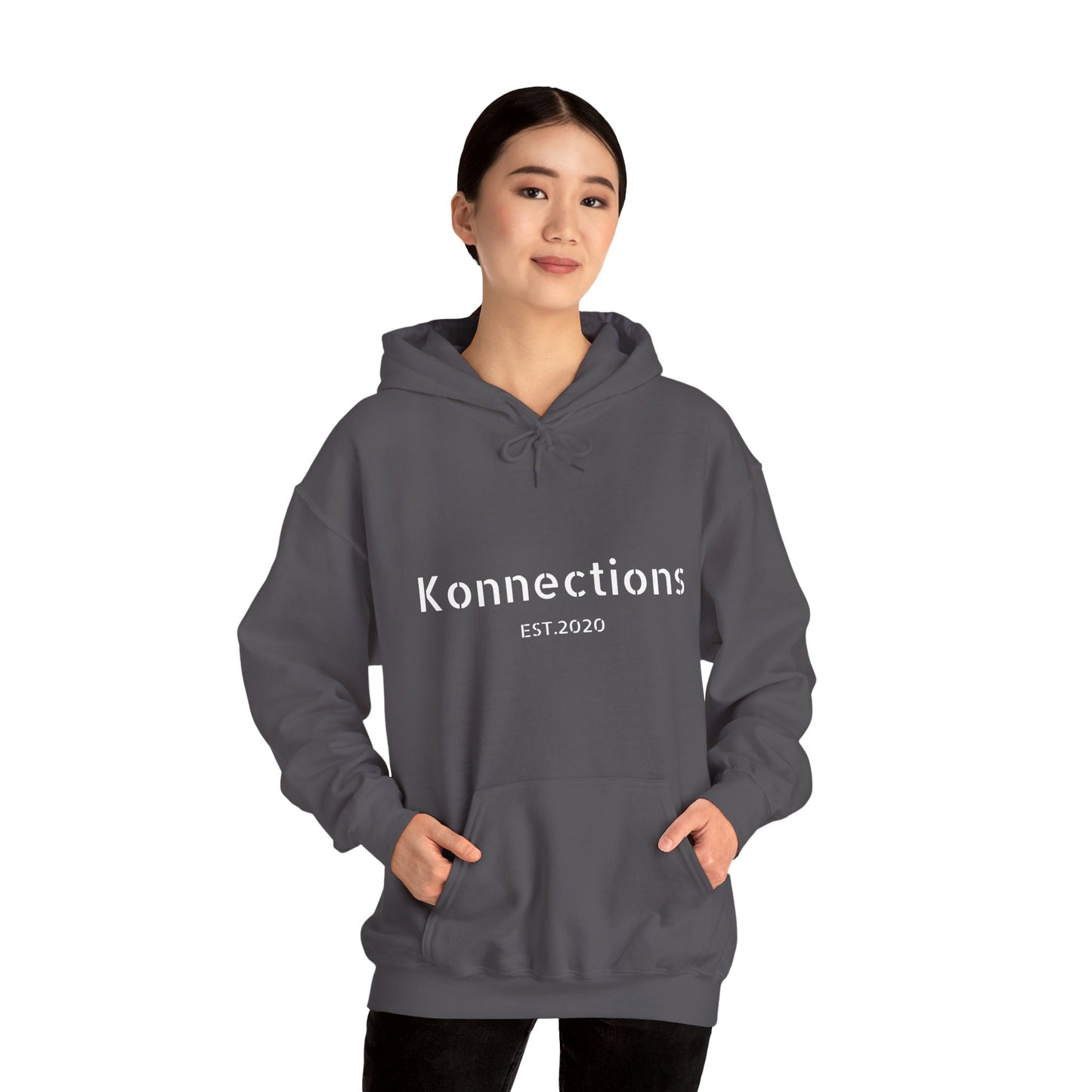 Konnections Digital Media Group Unisex Heavy Blend™ Hooded Sweatshirt Established 2020