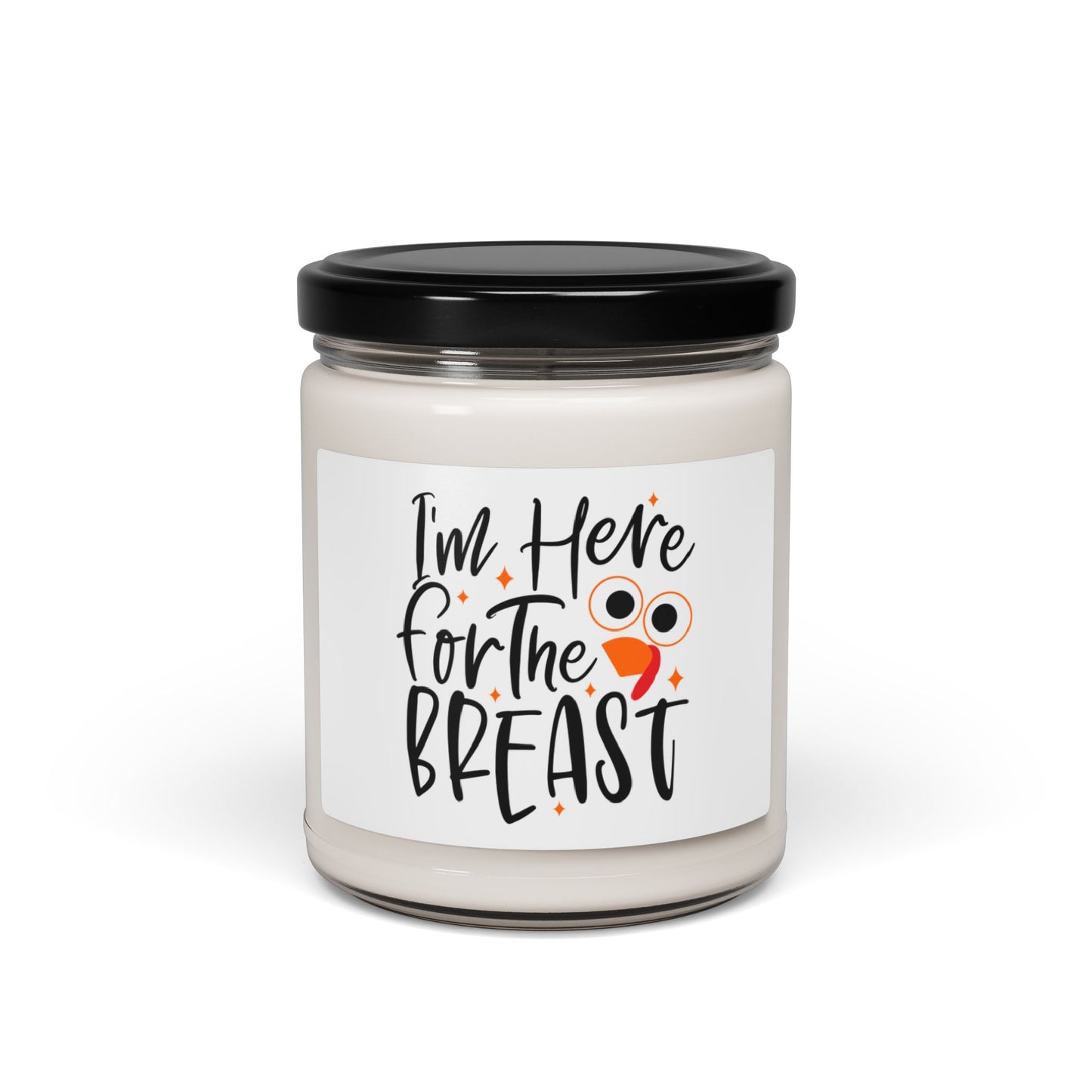 Thanksgiving Themed Scented Soy Candle, 9oz I Love Turkey Breast