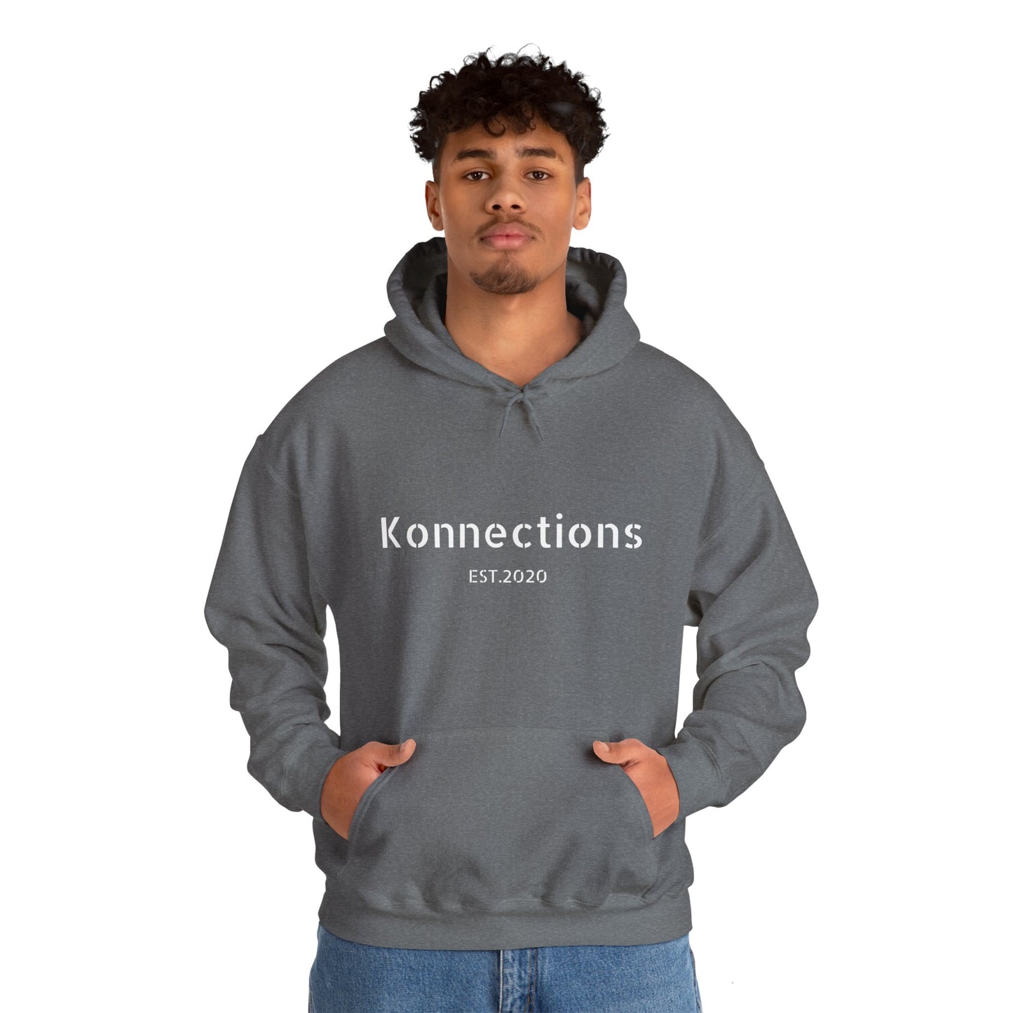 Konnections Digital Media Group Unisex Heavy Blend™ Hooded Sweatshirt Established 2020