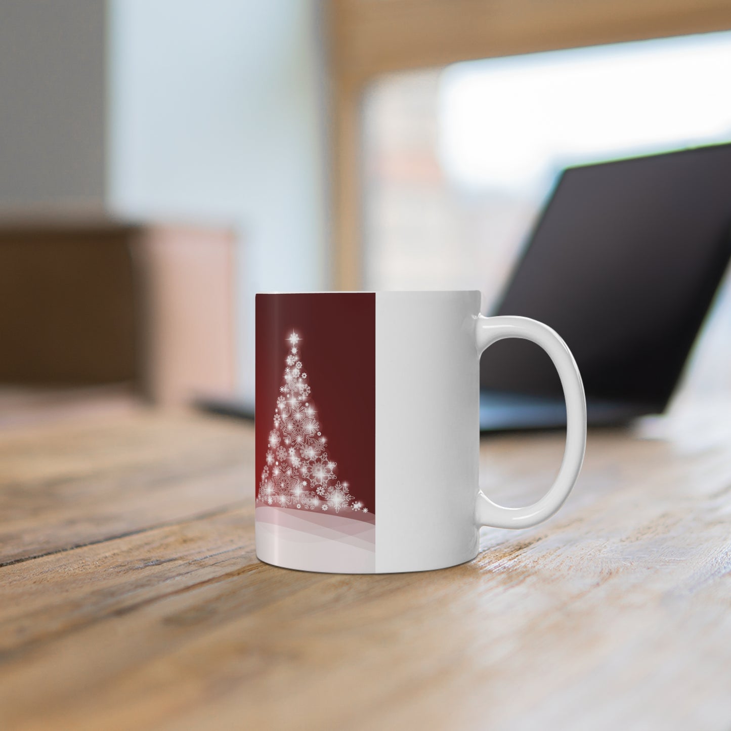 Merry Christmas Hot Beverage Mug 11oz